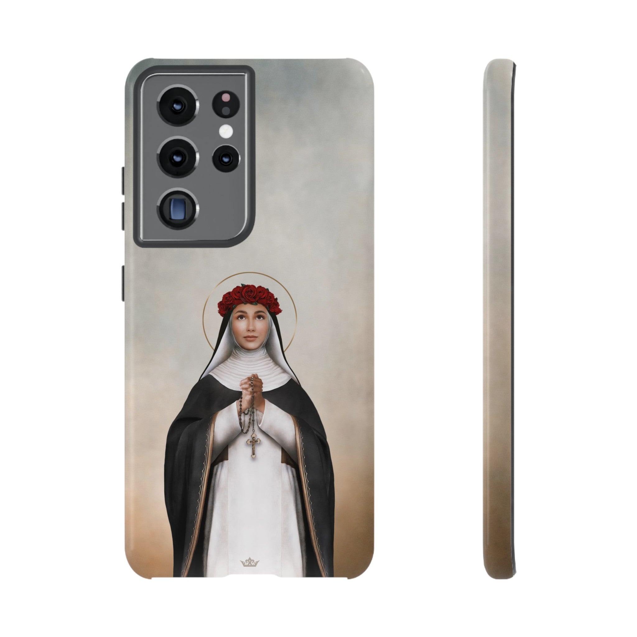 St. Rose of Lima Hard Phone Case (Light)