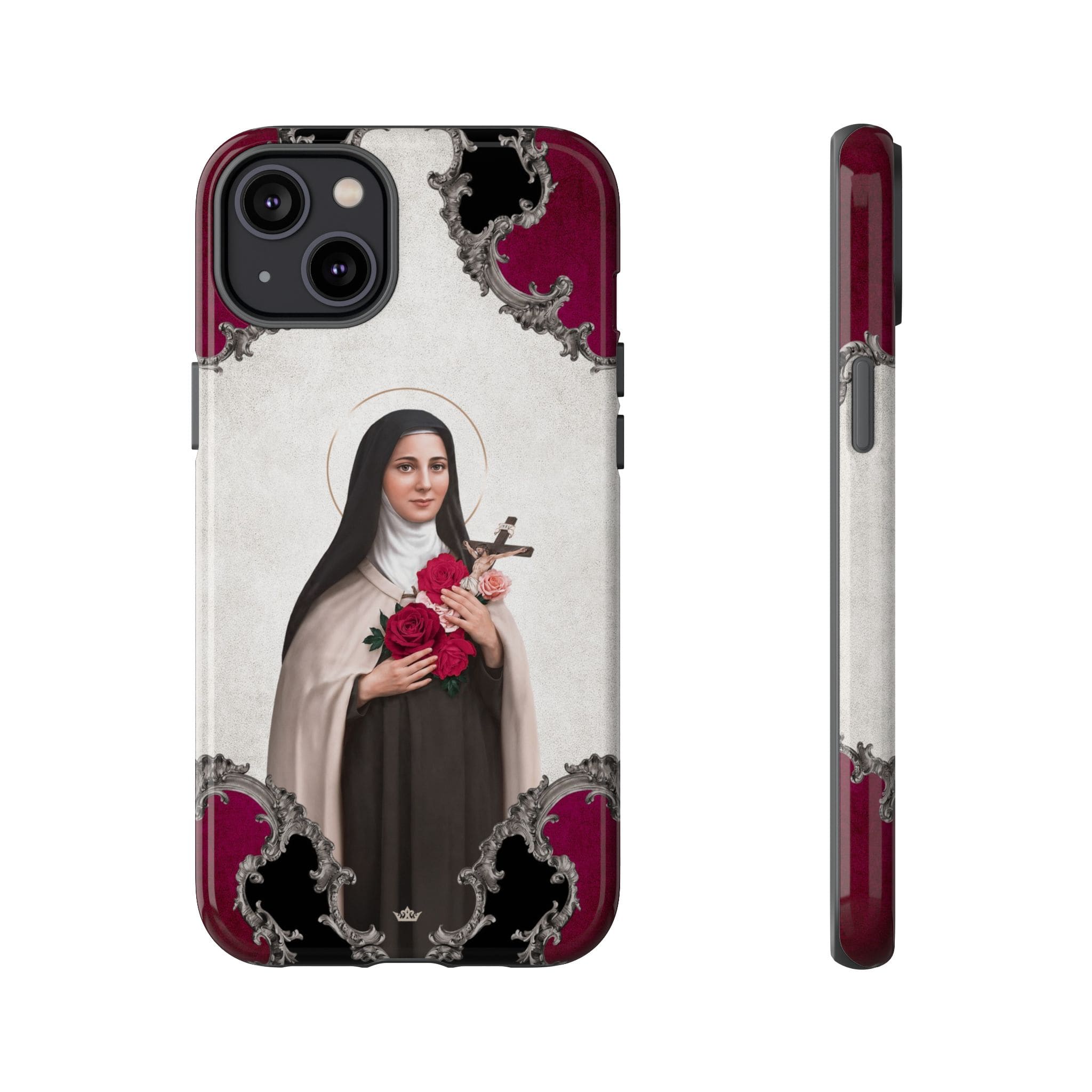 St. Therese of Lisieux Hard Phone Case (Baroque) Copyright VENXARA