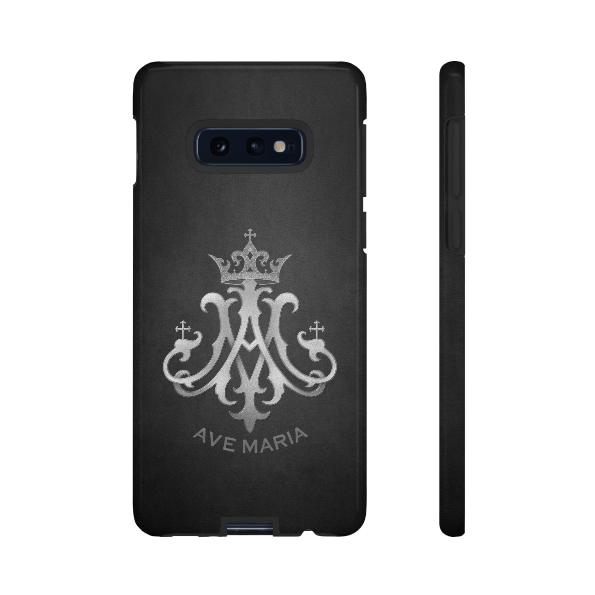 Ave Maria Hard Phone Case (Charcoal)