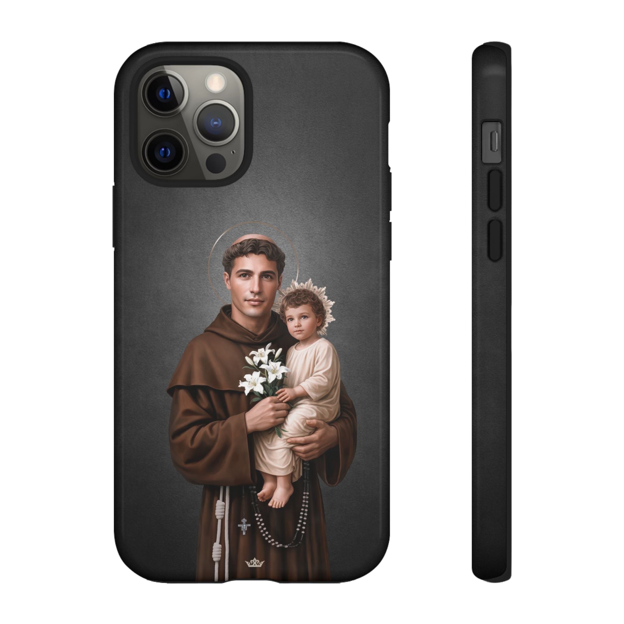 St. Anthony of Padua Hard Phone Case (Dark)