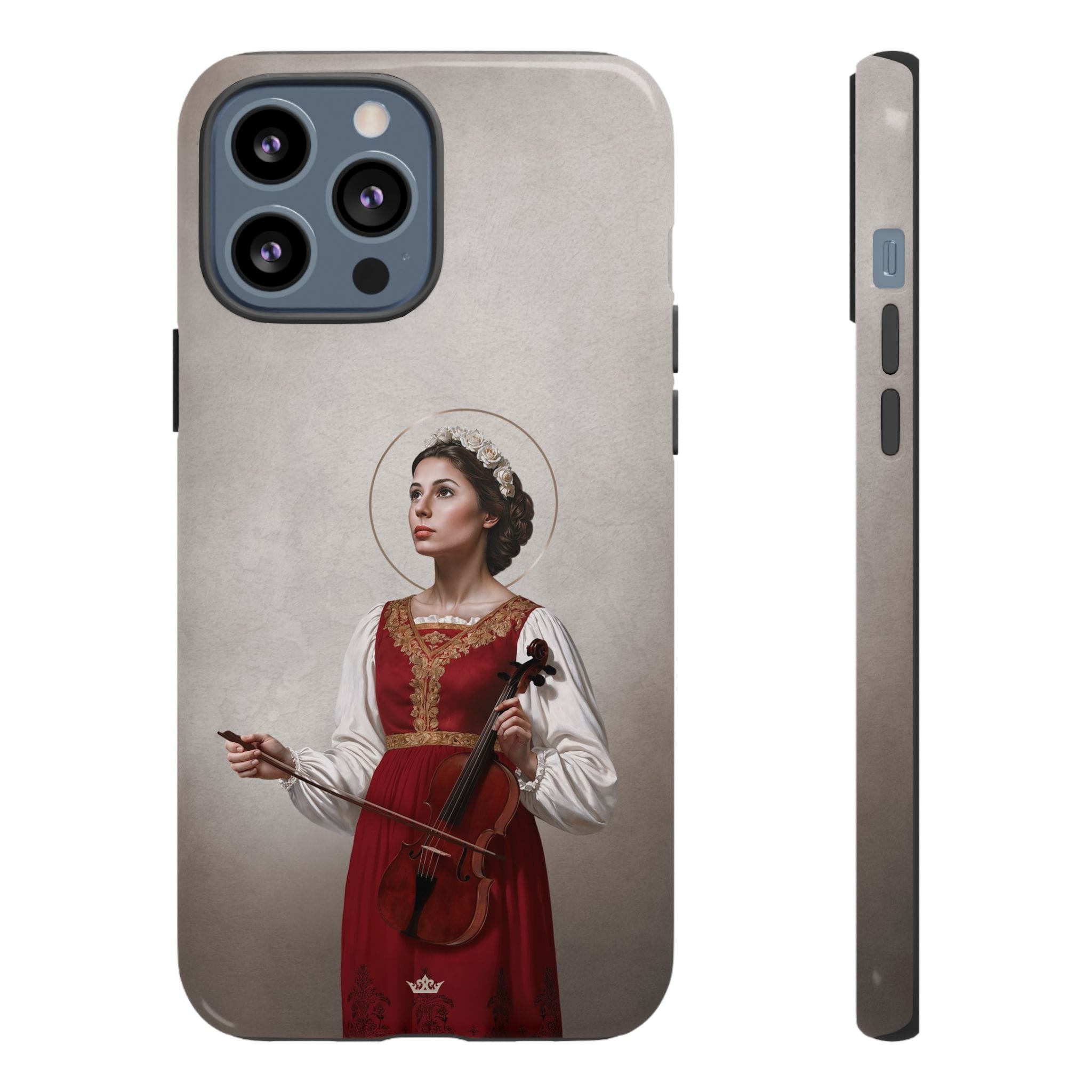 St. Cecilia Hard Phone Case (Light) Copyright VENXARA