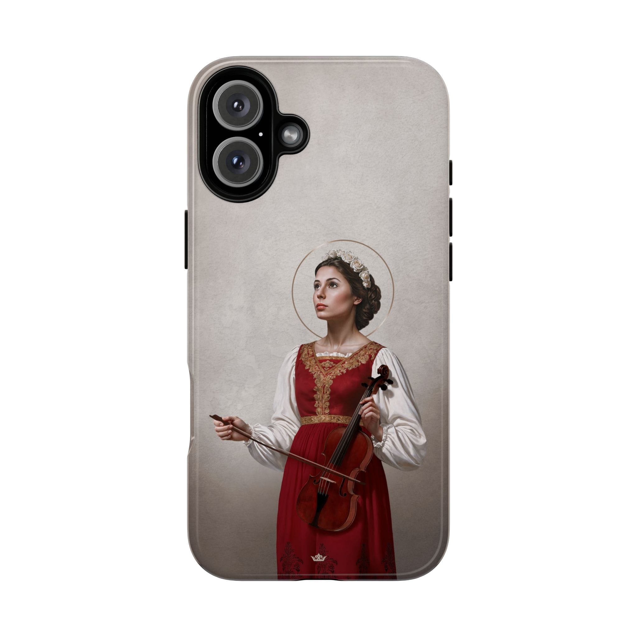 St. Cecilia Hard Phone Case (Light) Copyright VENXARA