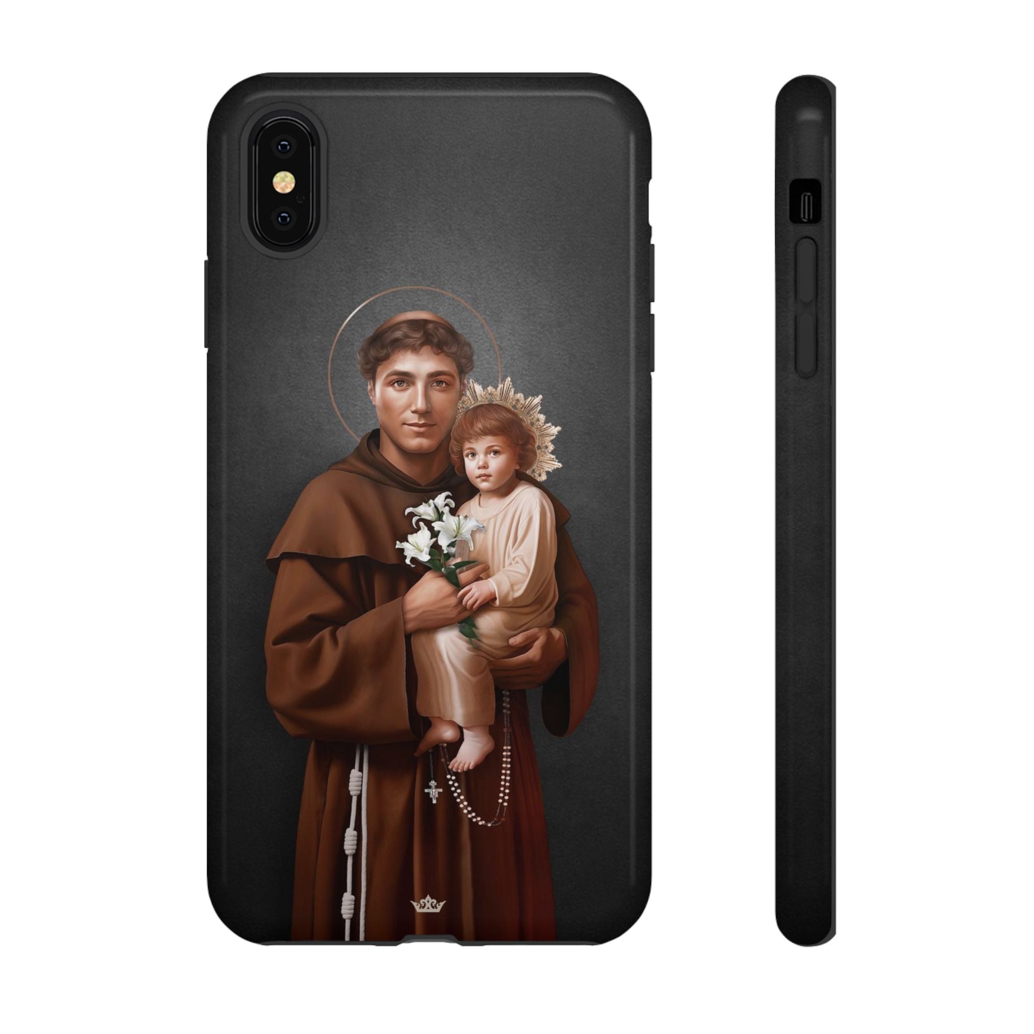 St. Anthony of Padua Hard Phone Case (Dark)