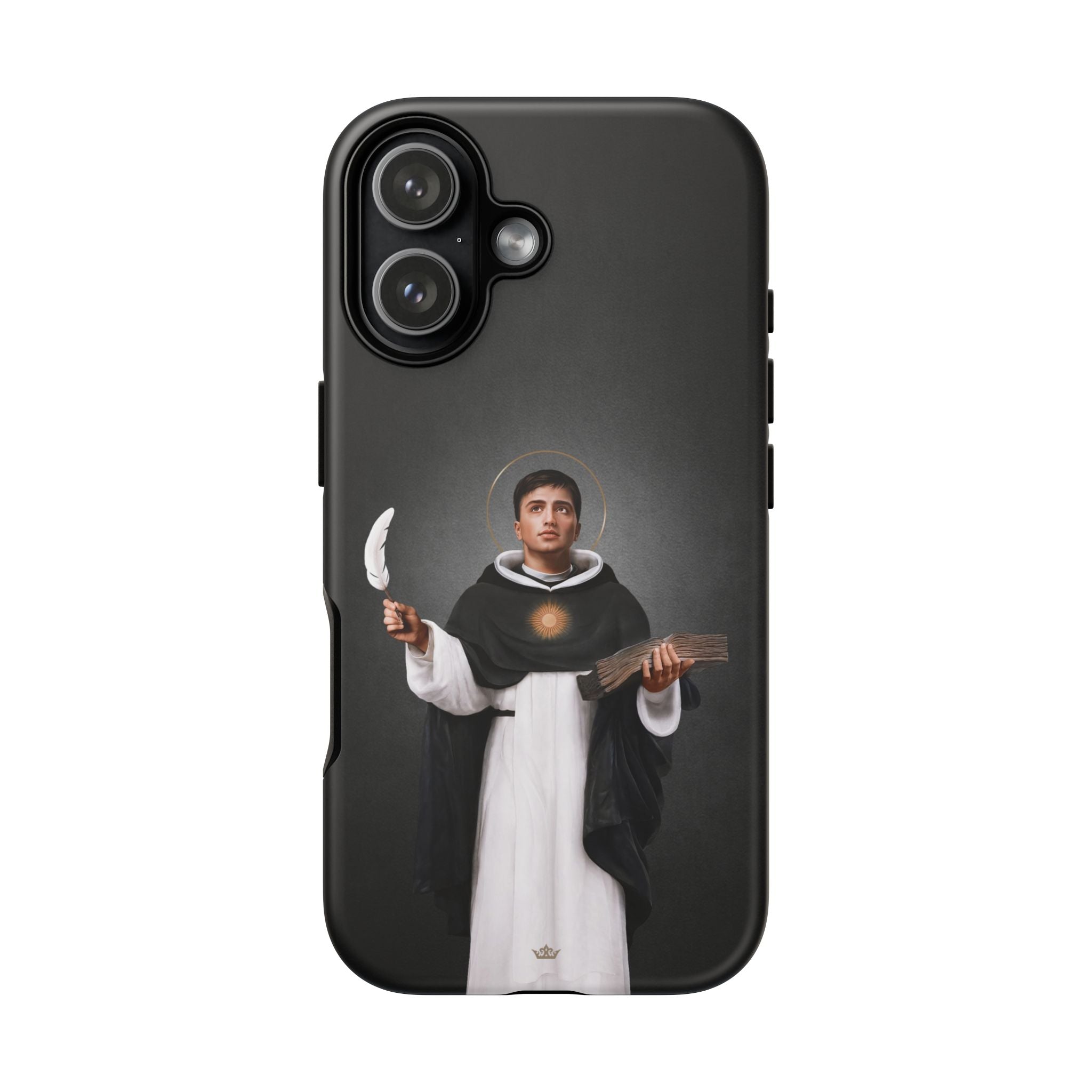 St. Thomas Aquinas Hard Phone Case (Dark)