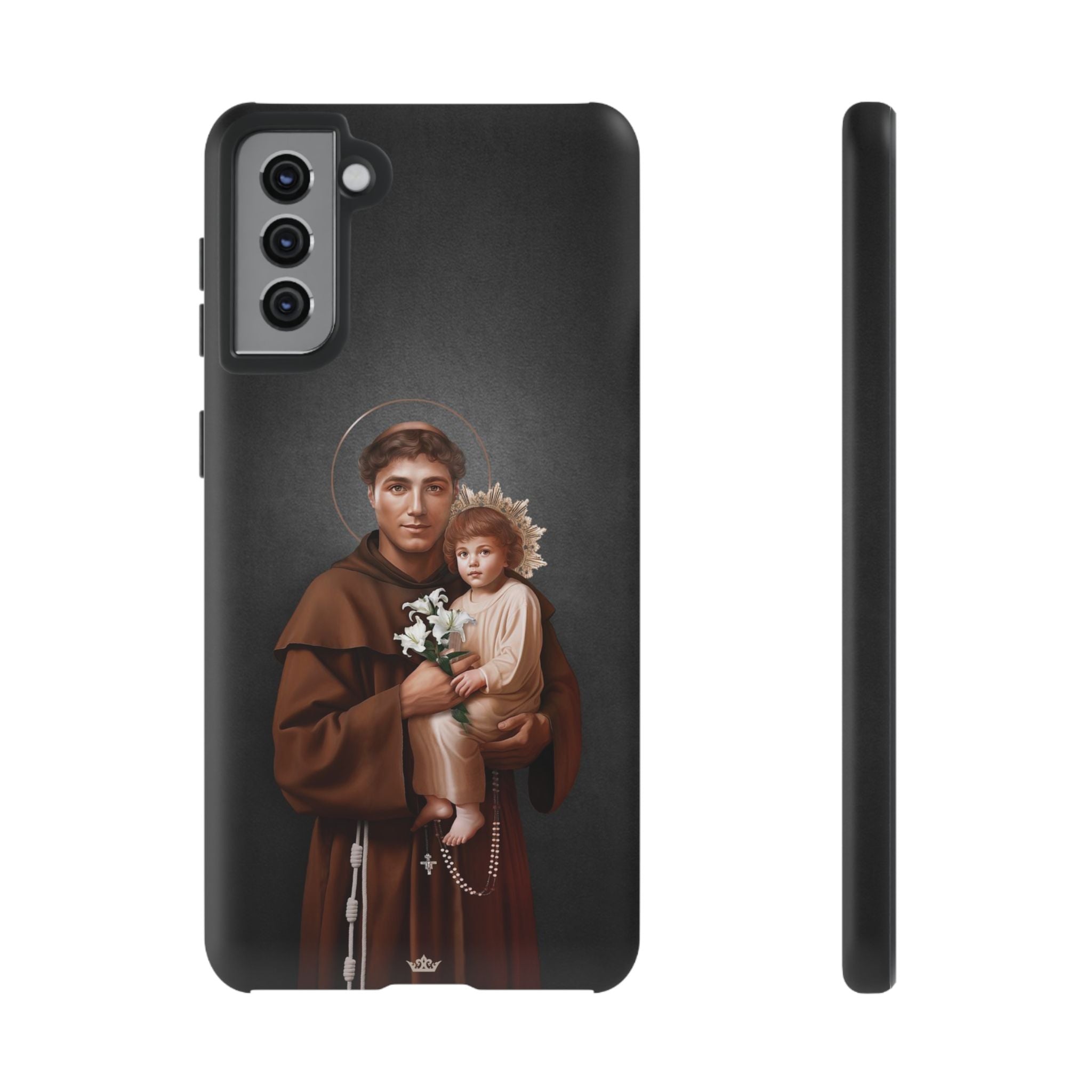 St. Anthony of Padua Hard Phone Case (Dark)