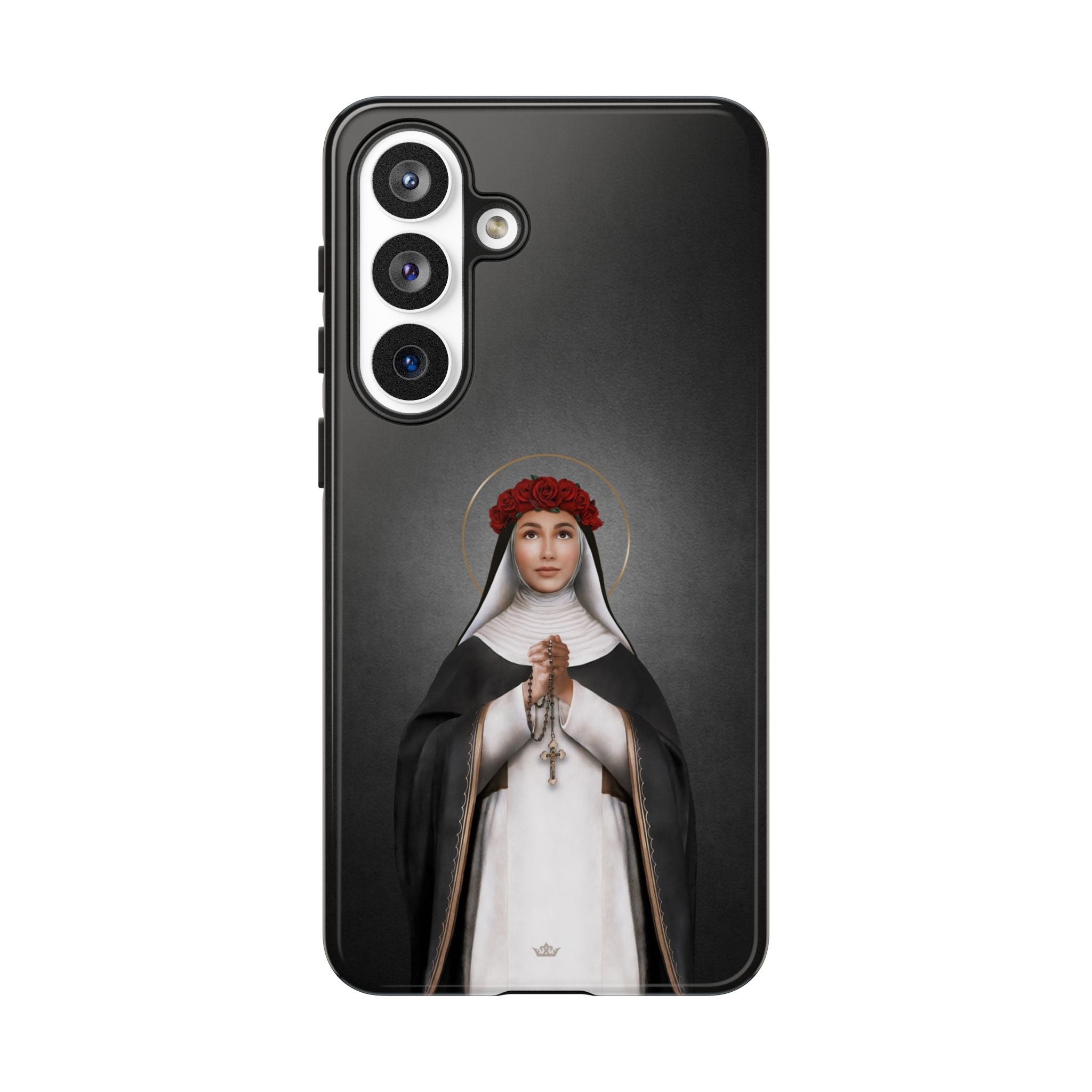 St. Rose of Lima Hard Phone Case (Dark)