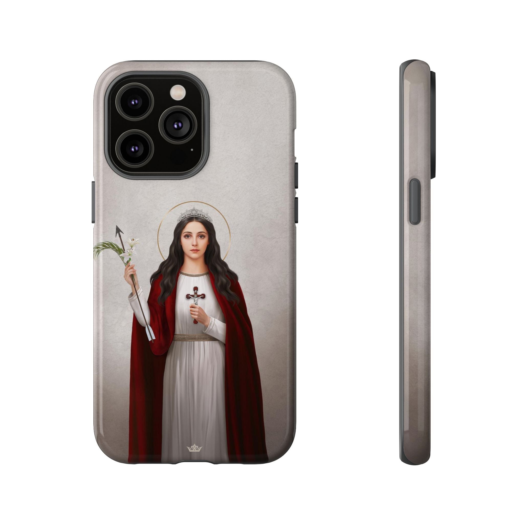 St. Philomena Hard Phone Case (Light)
