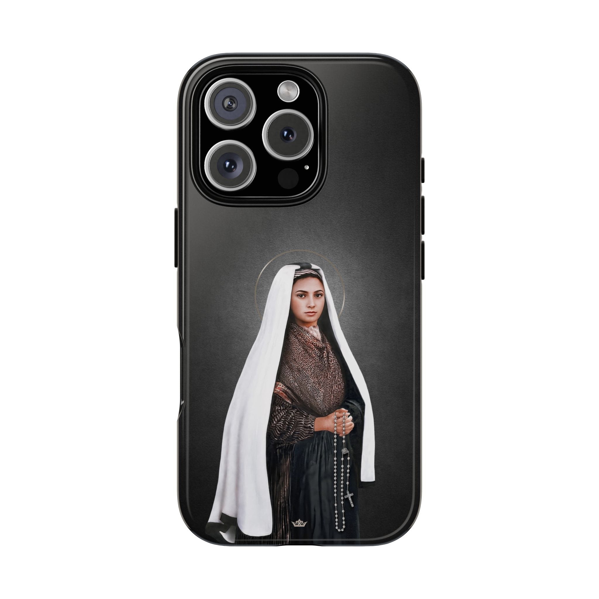 St. Bernadette Hard Phone Case (Dark) Copyright VENXARA
