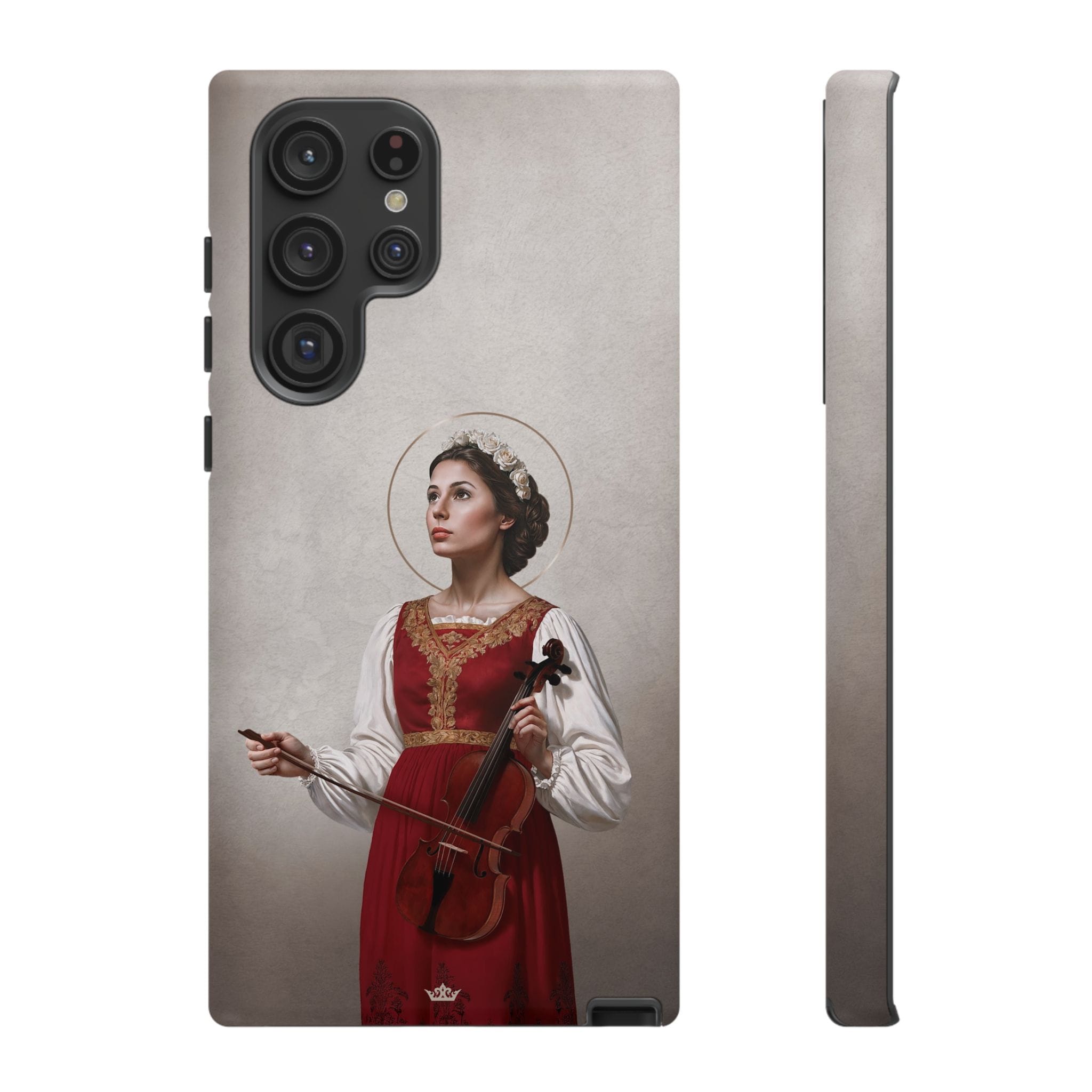 St. Cecilia Hard Phone Case (Light) Copyright VENXARA