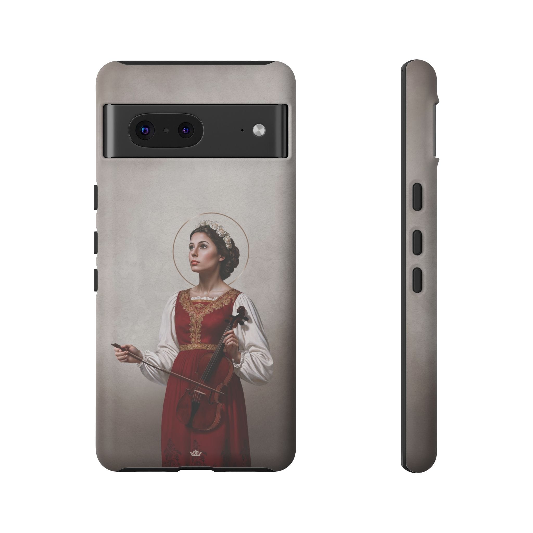 St. Cecilia Hard Phone Case (Light) Copyright VENXARA