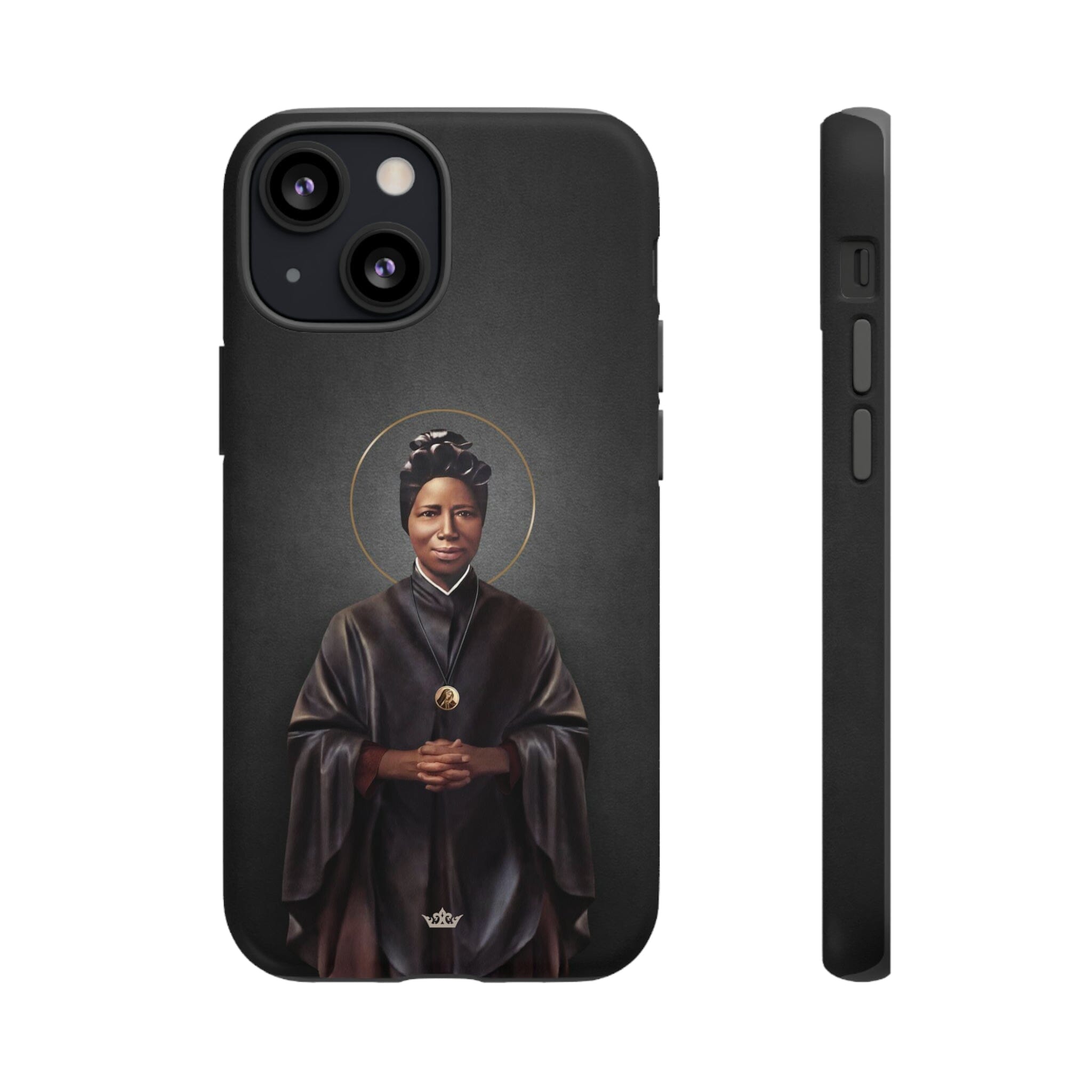 St. Josephine Bakhita Hard Phone Case (Dark)