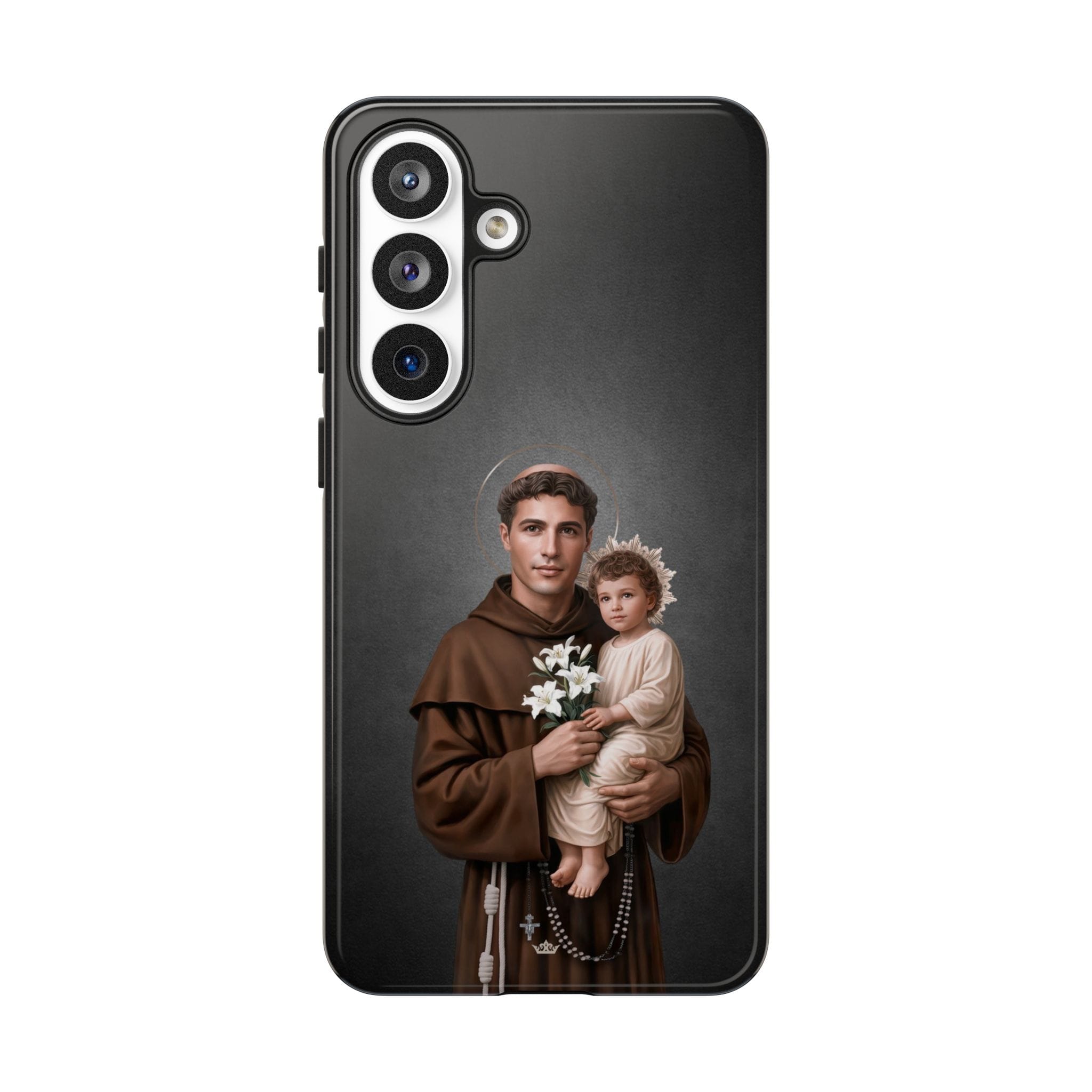 St. Anthony of Padua Hard Phone Case (Dark) Copyright VENXARA