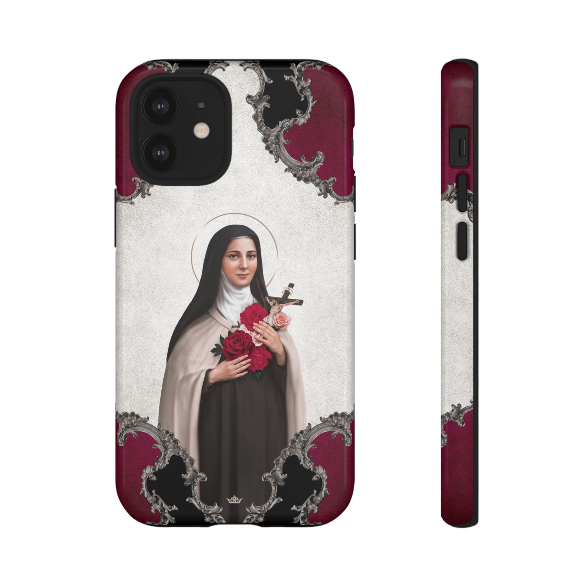 St. Therese of Lisieux Hard Phone Case (Baroque) Copyright VENXARA