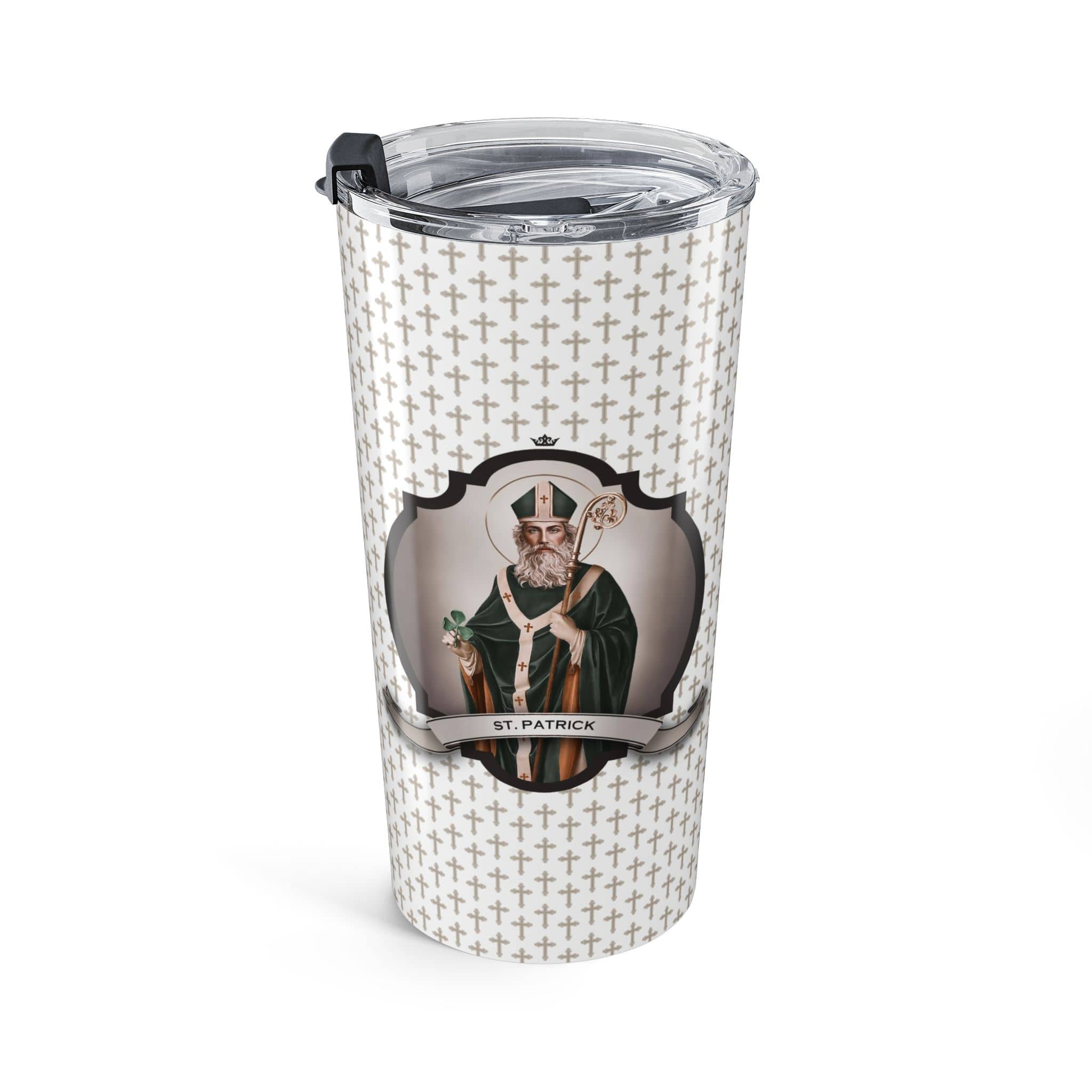 St. Patrick Tumbler (Crosses 20 oz) Copyright VENXARA