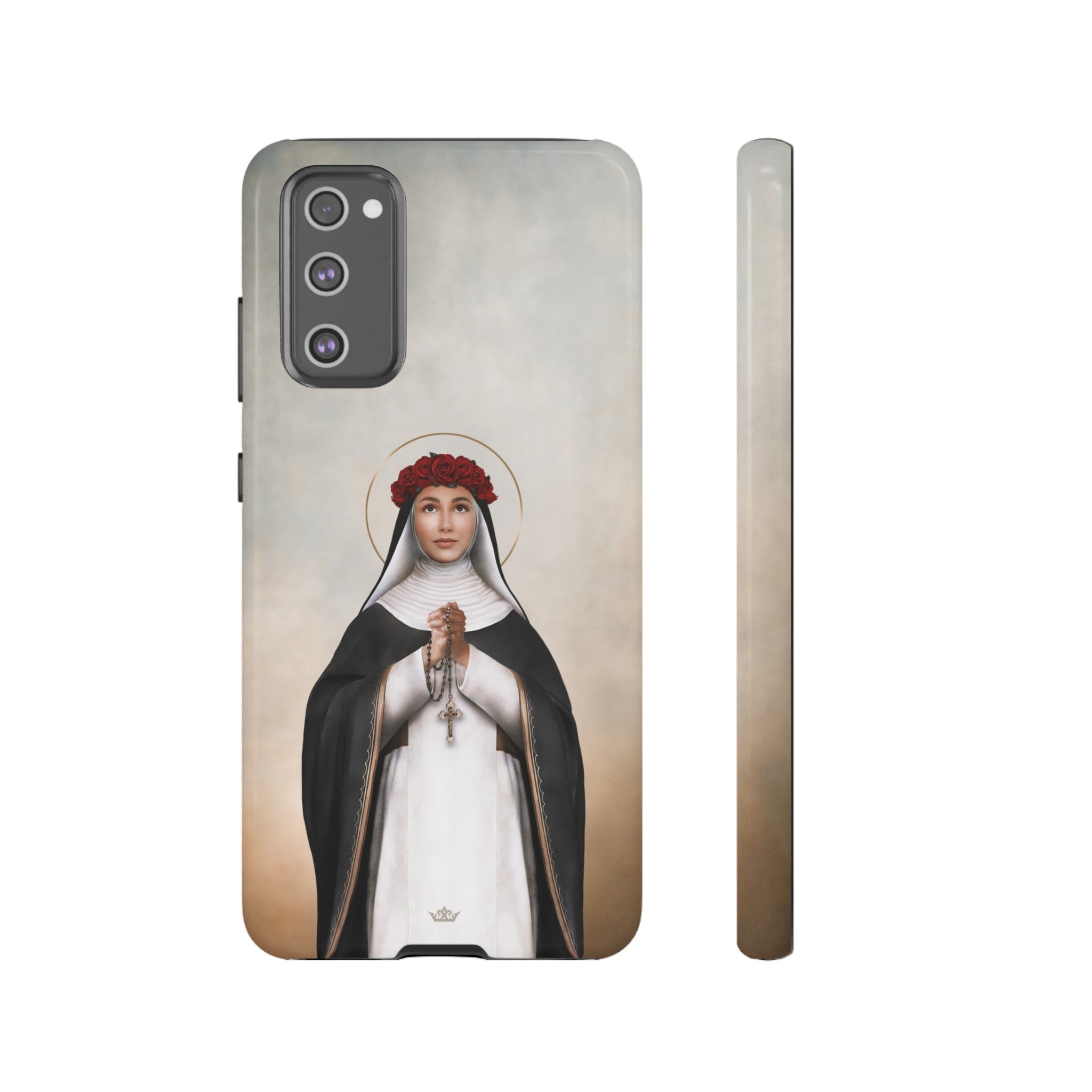 St. Rose of Lima Hard Phone Case (Light)