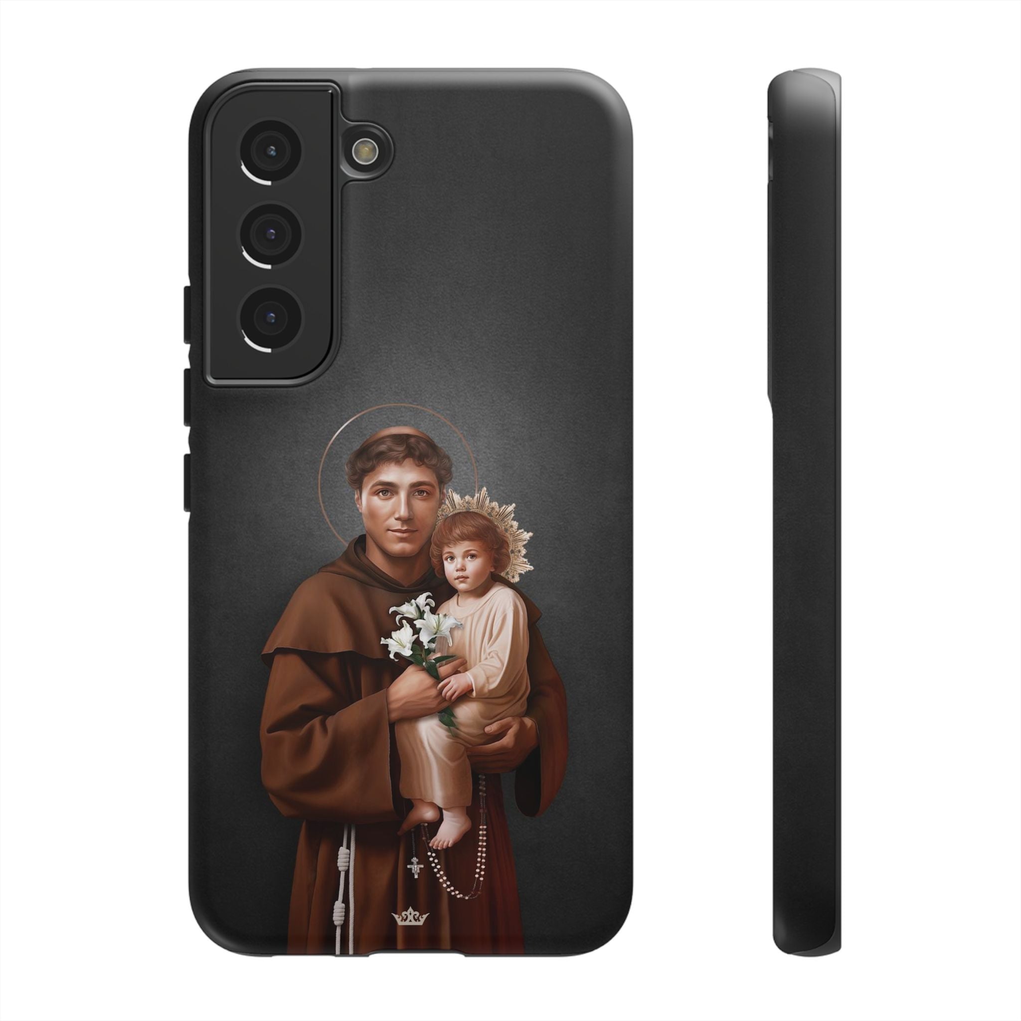 St. Anthony of Padua Hard Phone Case (Dark)