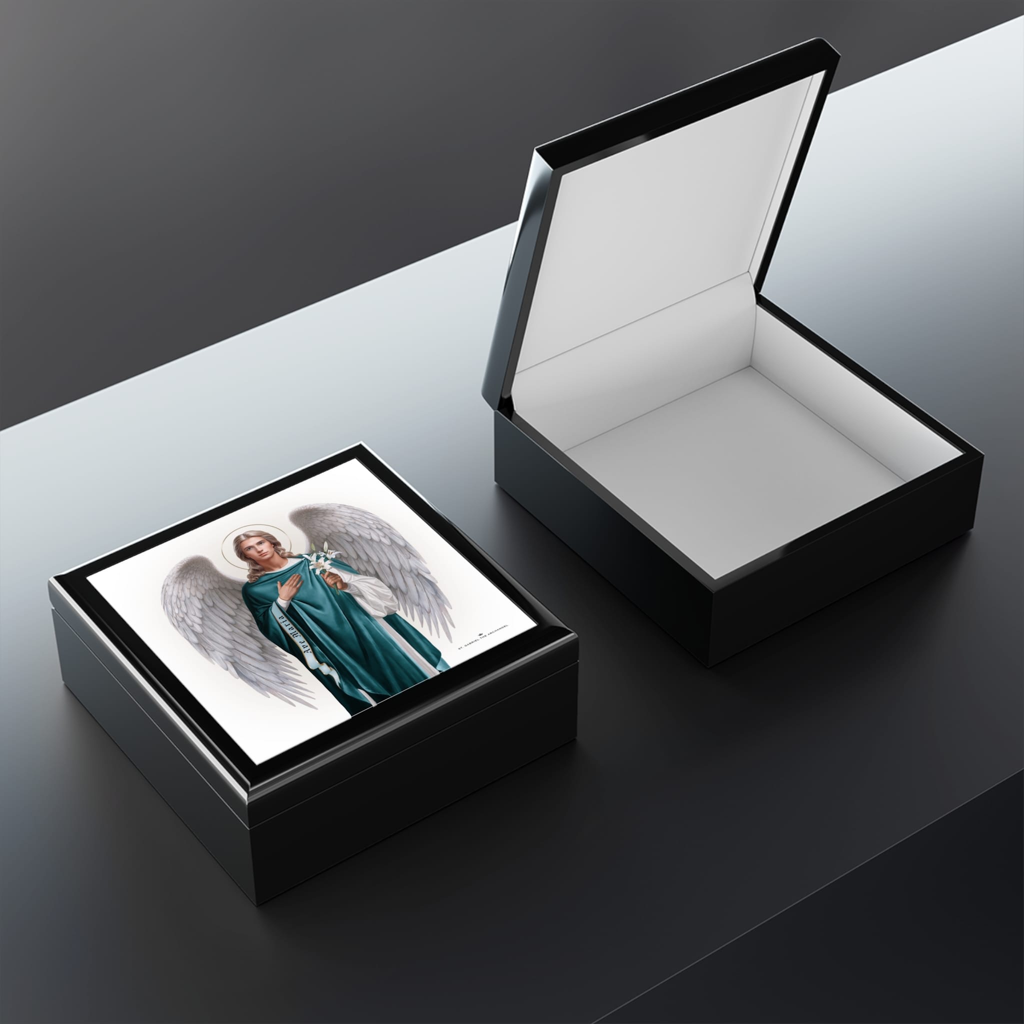 St. Gabriel the Archangel Keepsake Box Copyright VENXARA