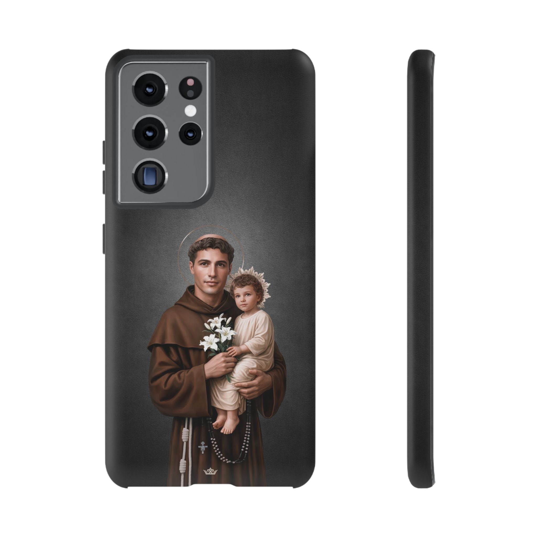 St. Anthony of Padua Hard Phone Case (Dark)