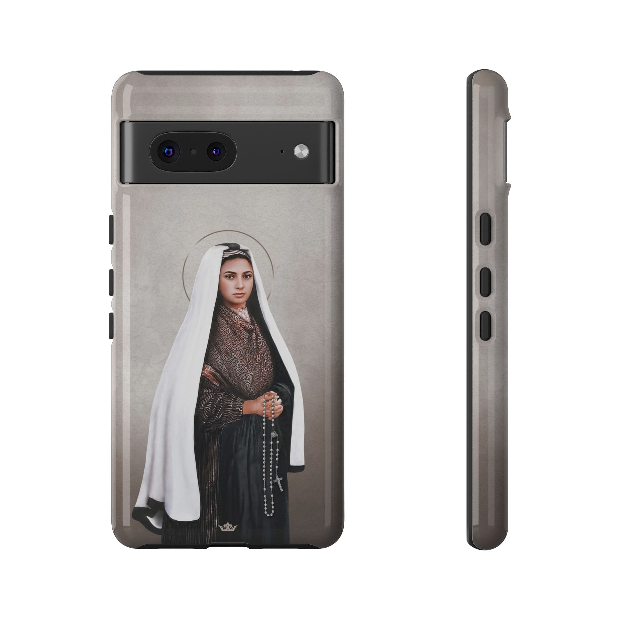 St. Bernadette Hard Phone Case (Light) Copyright VENXARA
