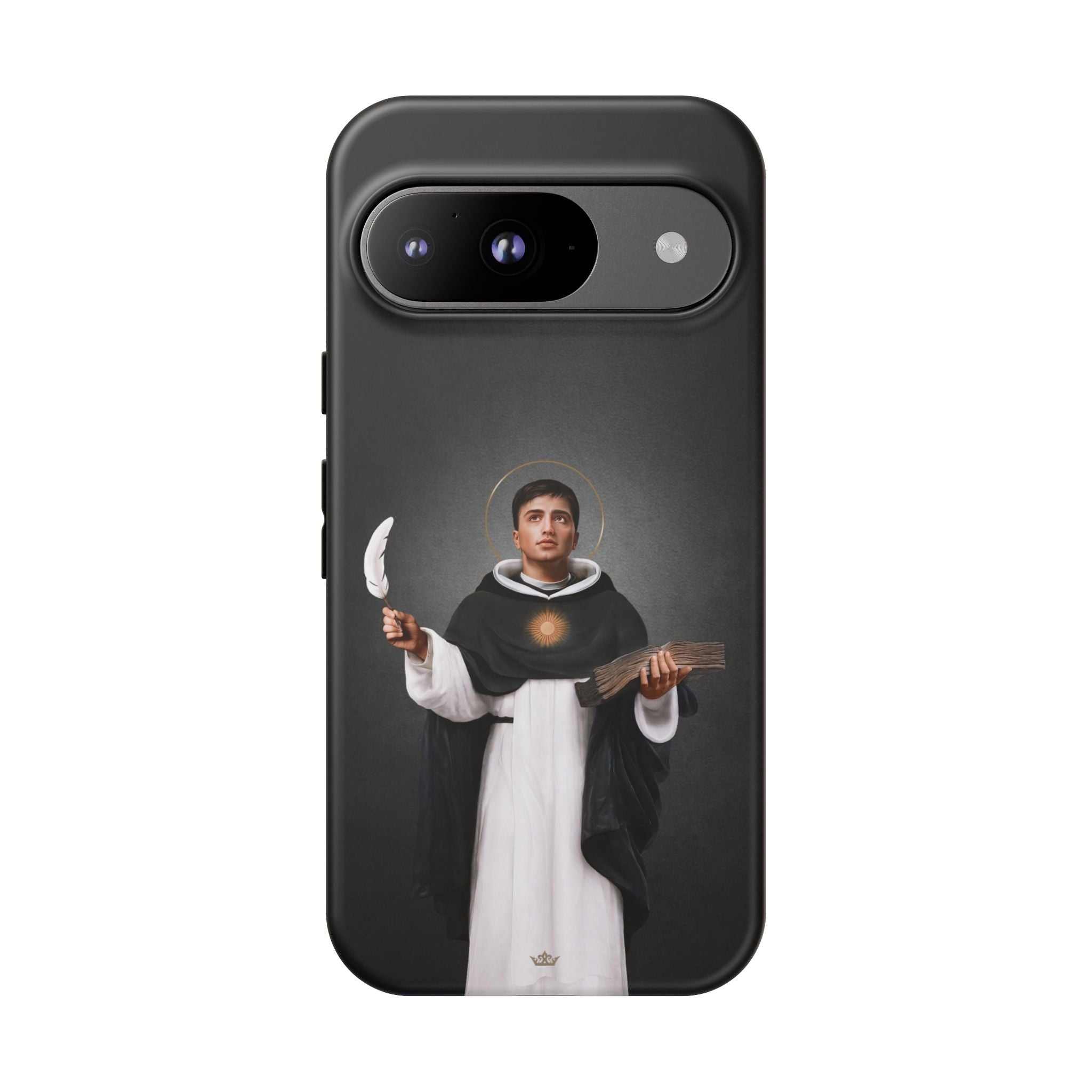 St. Thomas Aquinas Hard Phone Case (Dark)