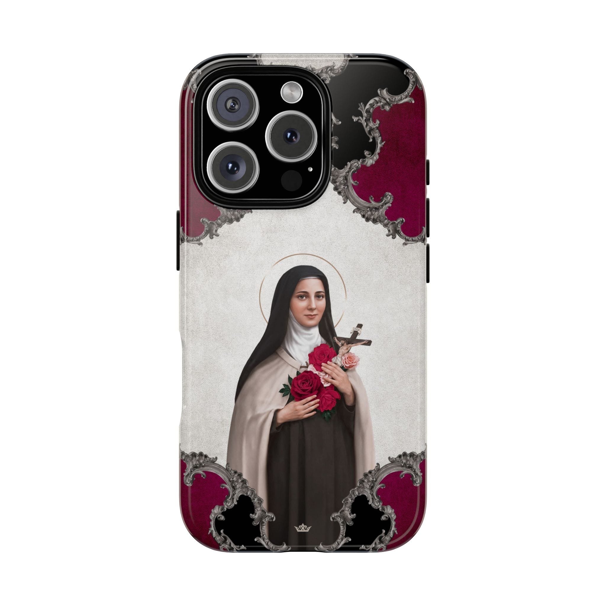 St. Therese of Lisieux Hard Phone Case (Baroque) Copyright VENXARA