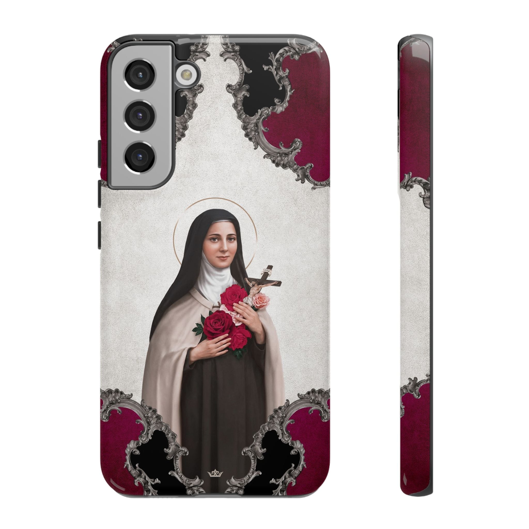 St. Therese of Lisieux Hard Phone Case (Baroque) Copyright VENXARA