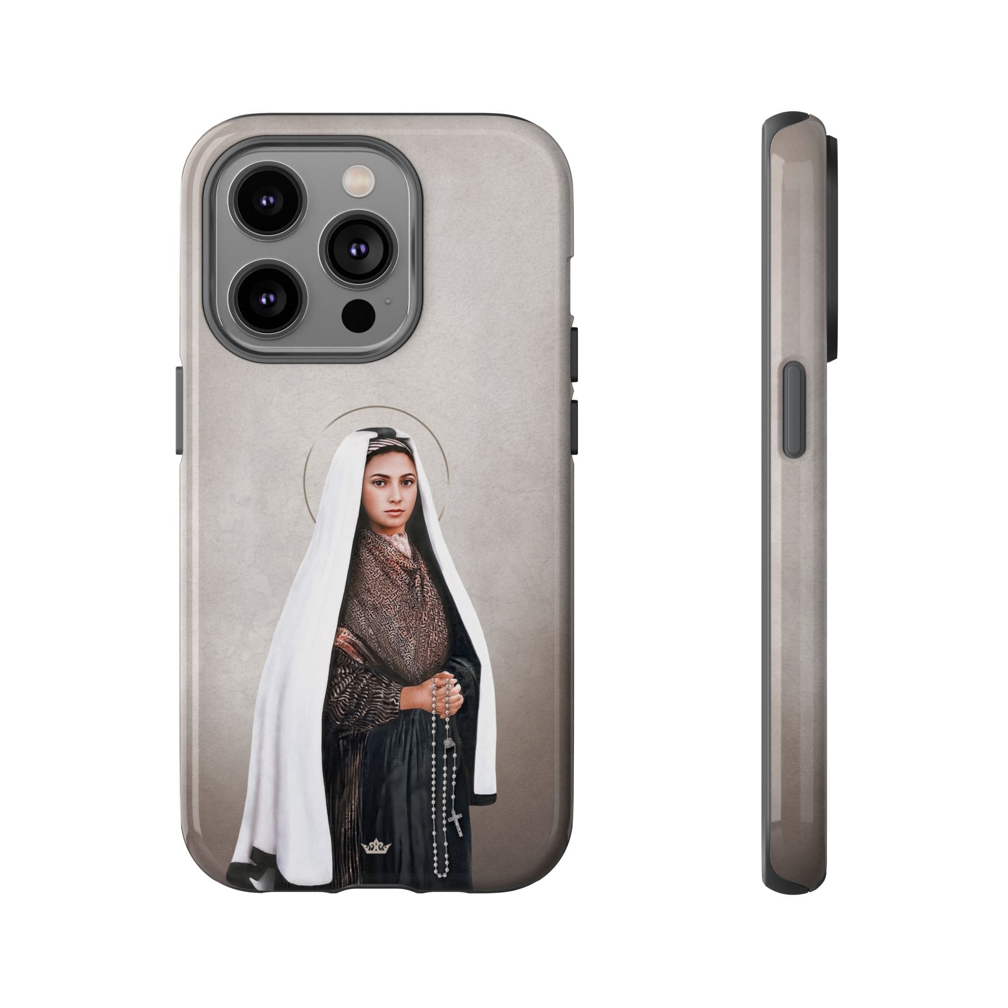 St. Bernadette Hard Phone Case (Light) Copyright VENXARA