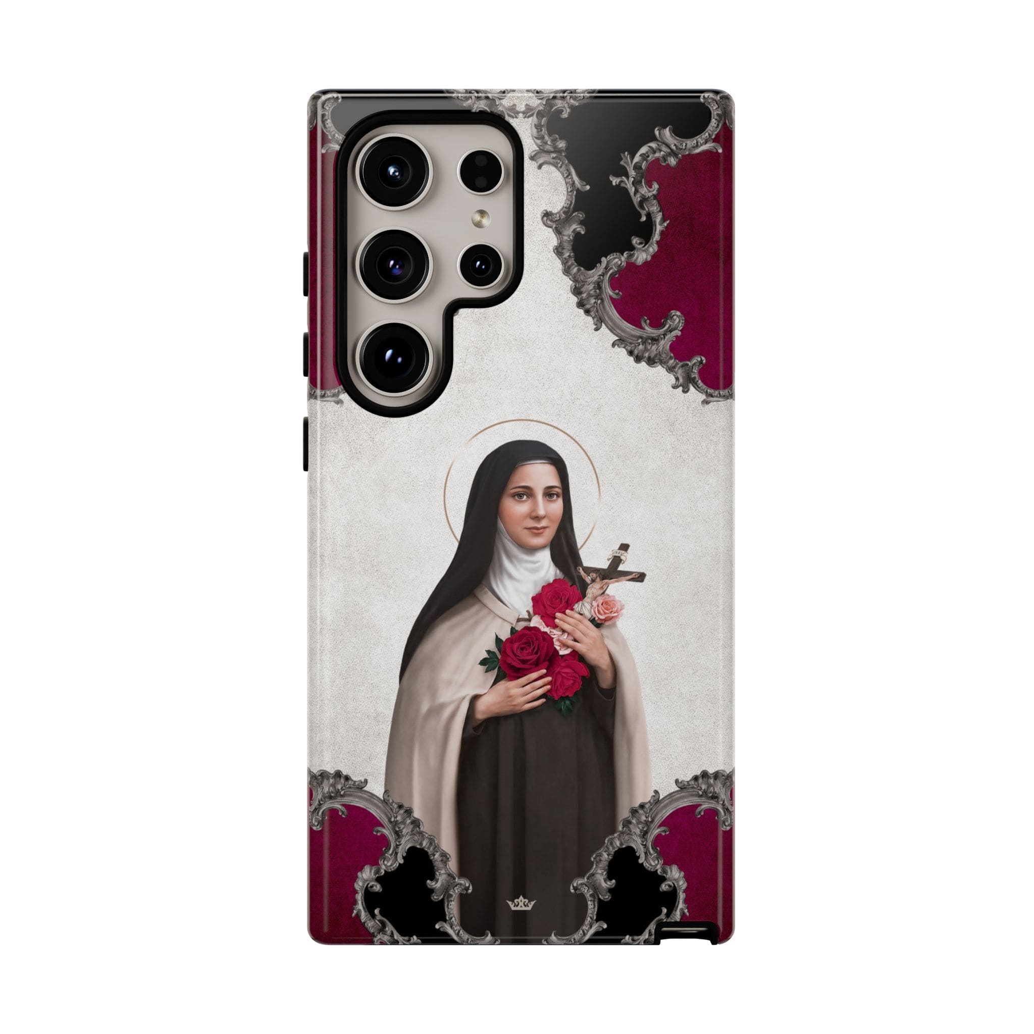 St. Therese of Lisieux Hard Phone Case (Baroque) Copyright VENXARA