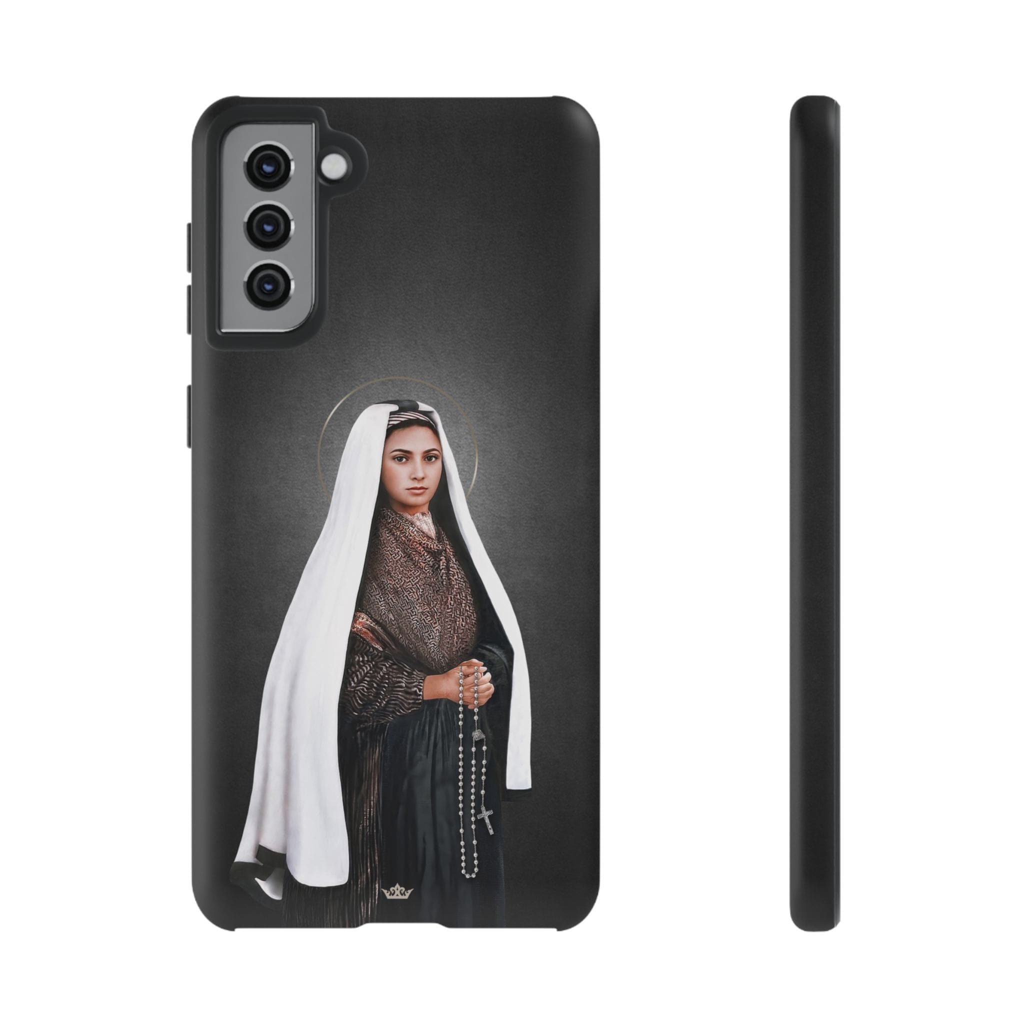St. Bernadette Hard Phone Case (Dark) Copyright VENXARA