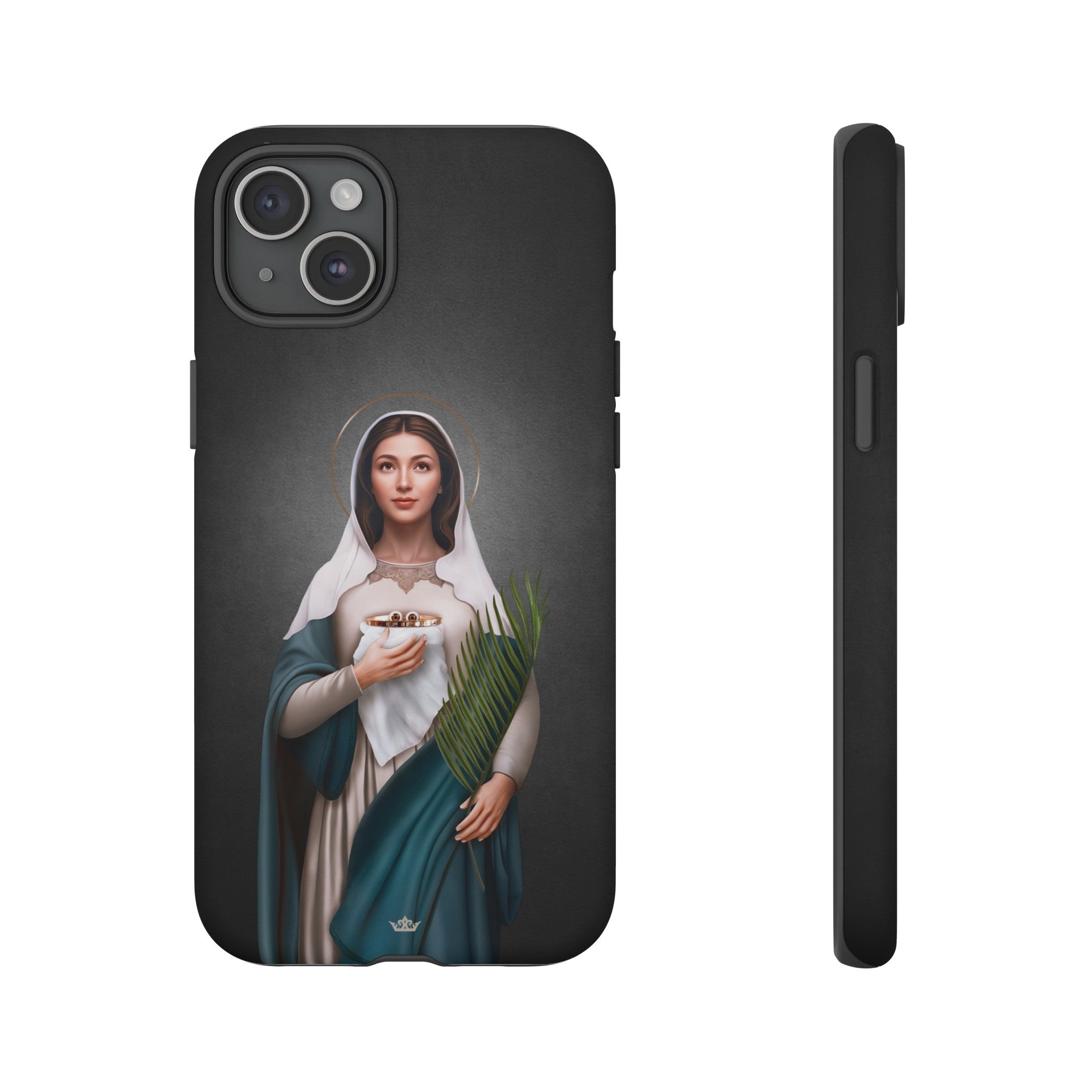 St. Lucy Hard Phone Case (Dark)