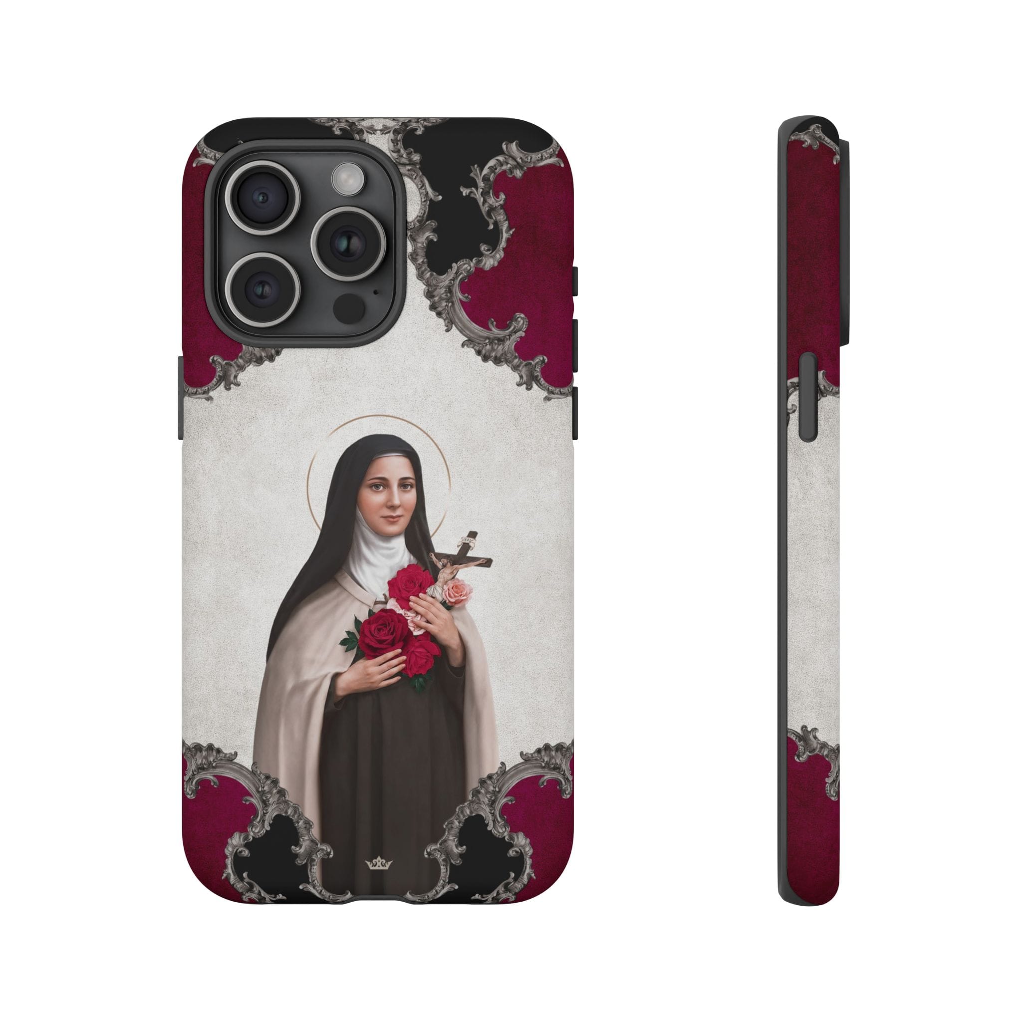 St. Therese of Lisieux Hard Phone Case (Baroque) Copyright VENXARA