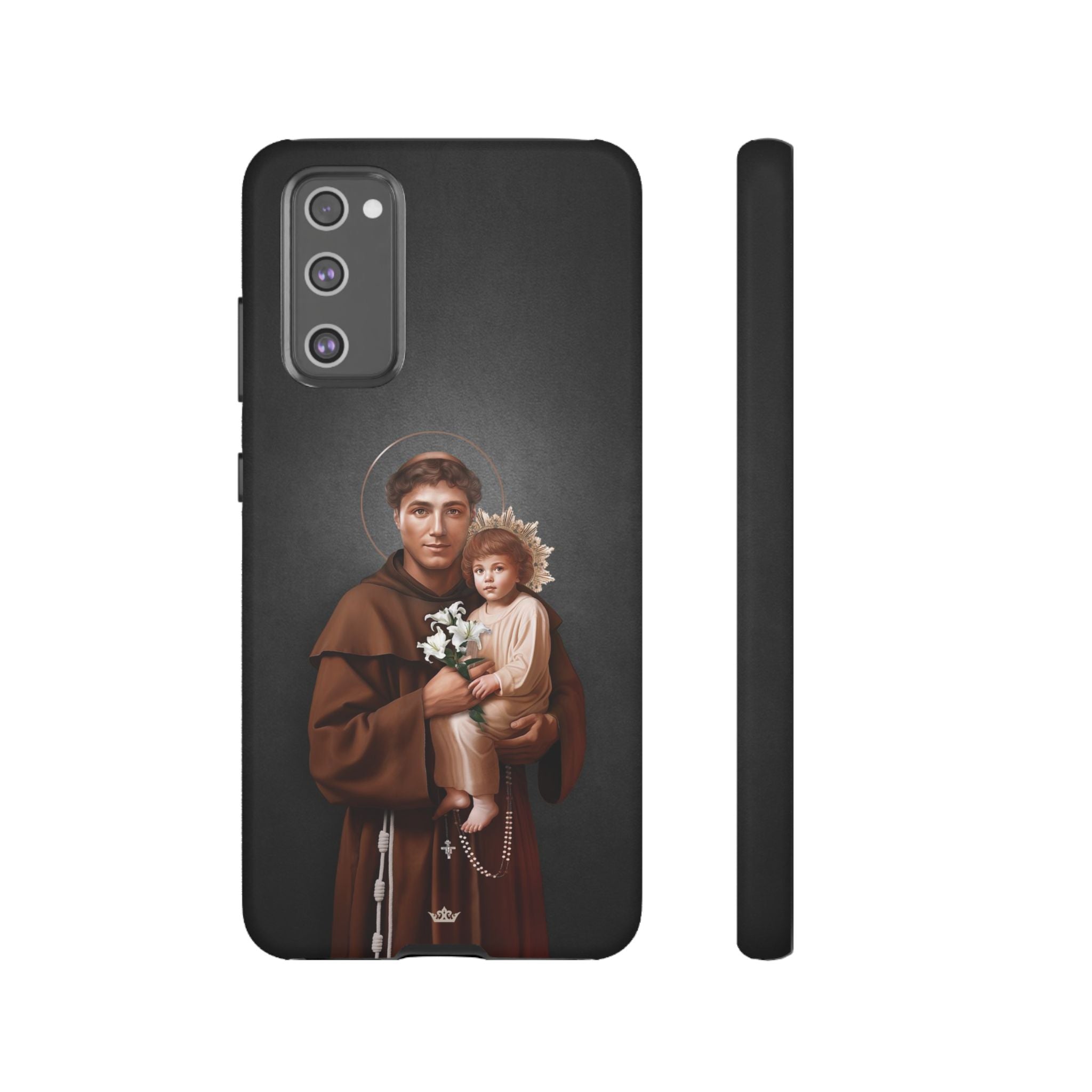 St. Anthony of Padua Hard Phone Case (Dark)