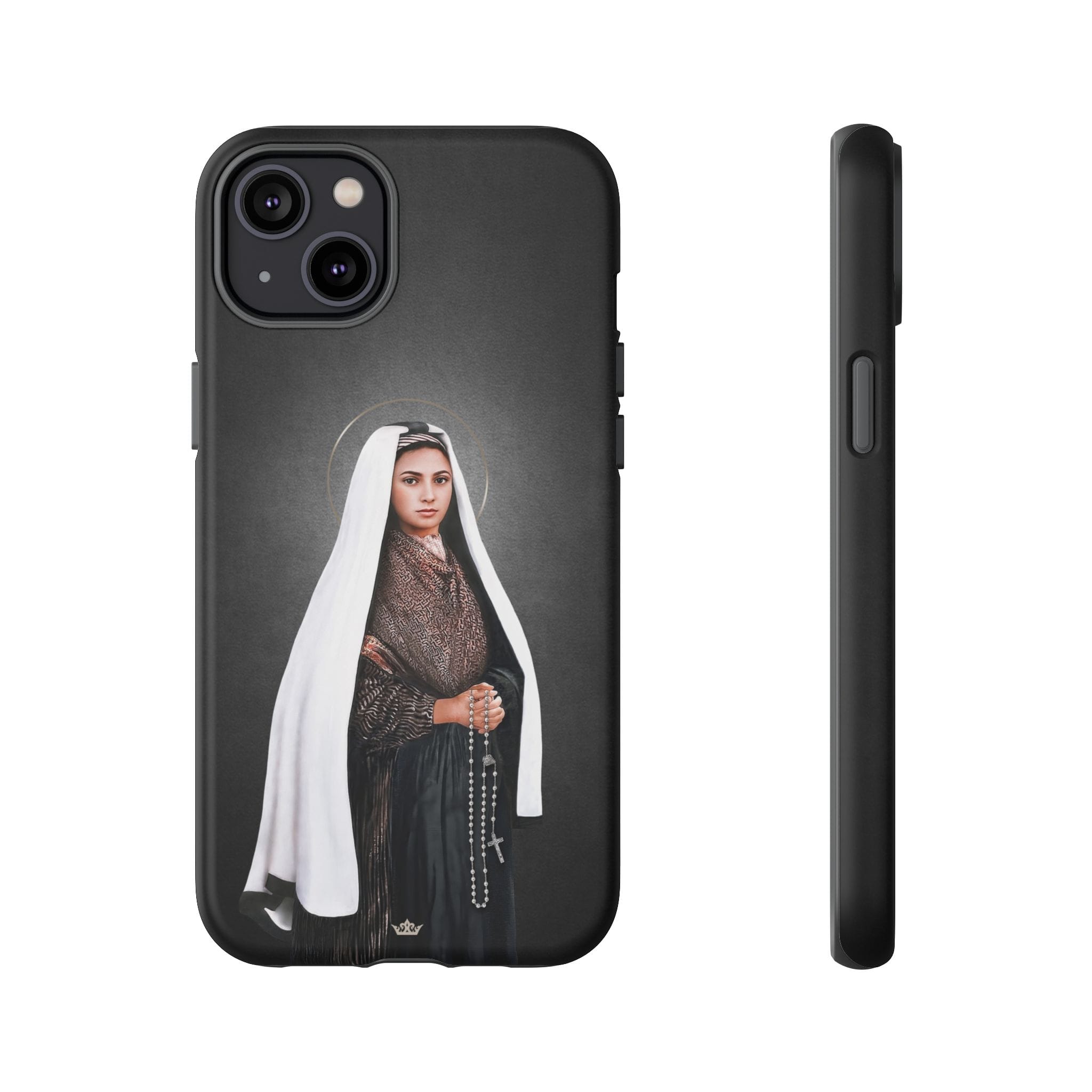 St. Bernadette Hard Phone Case (Dark) Copyright VENXARA