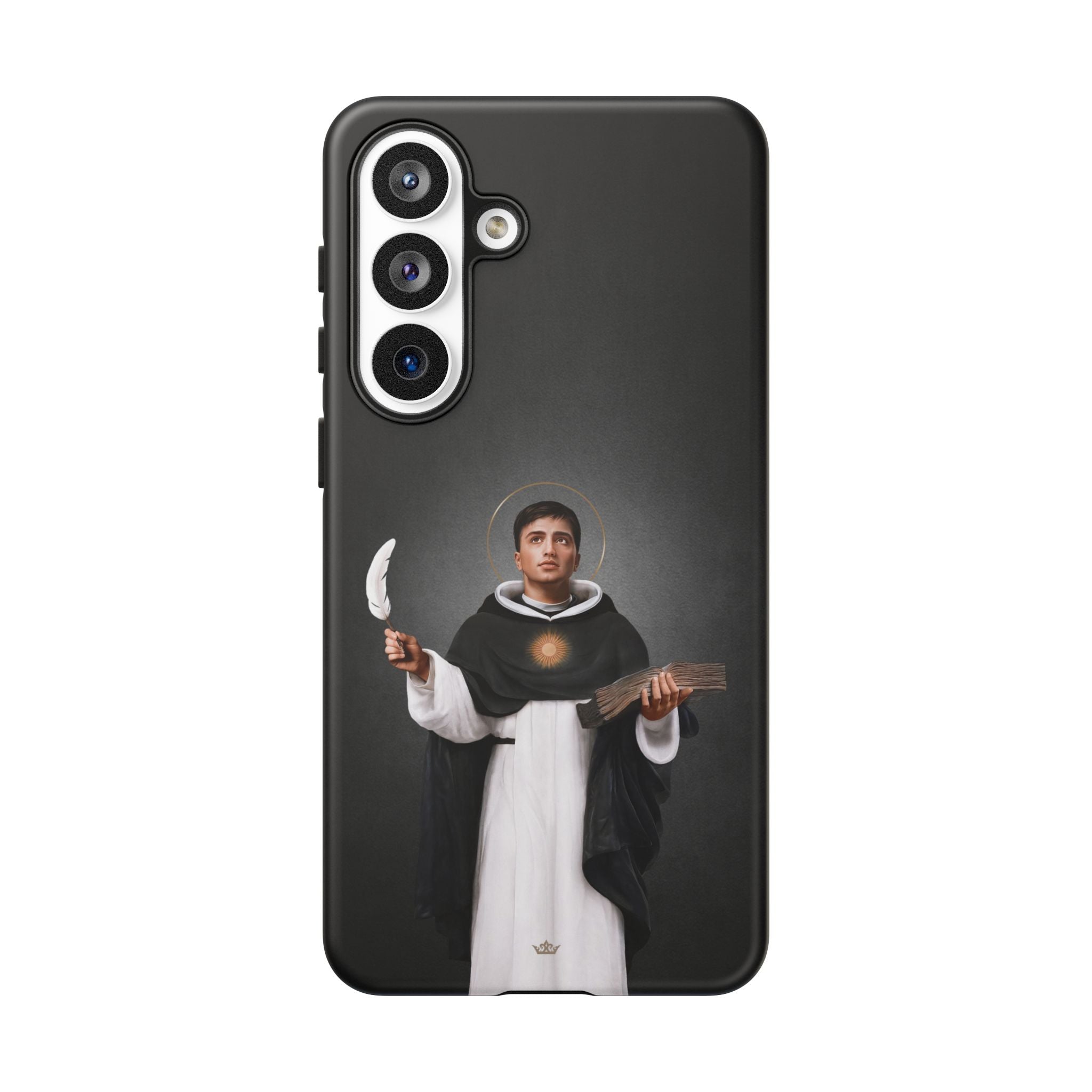 St. Thomas Aquinas Hard Phone Case (Dark)