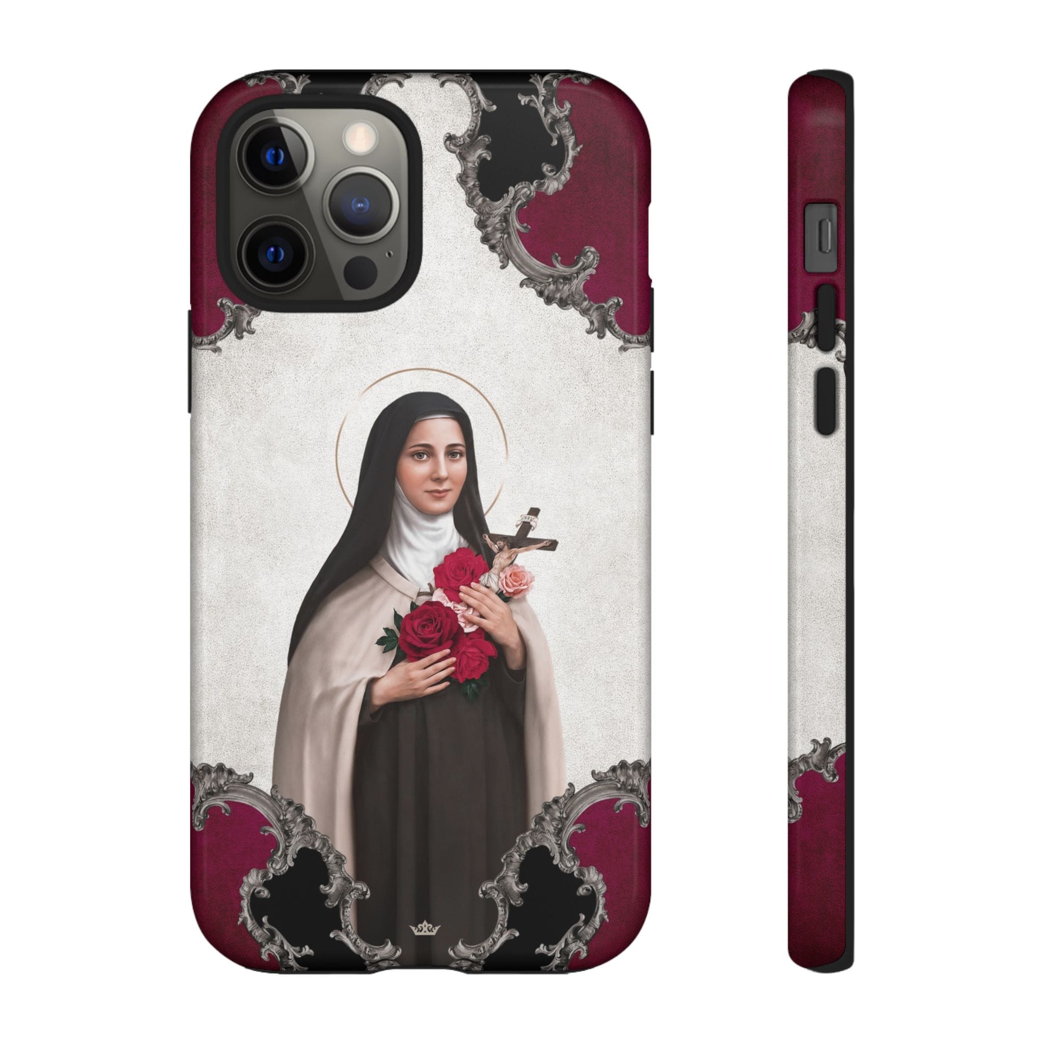 St. Therese of Lisieux Hard Phone Case (Baroque) Copyright VENXARA