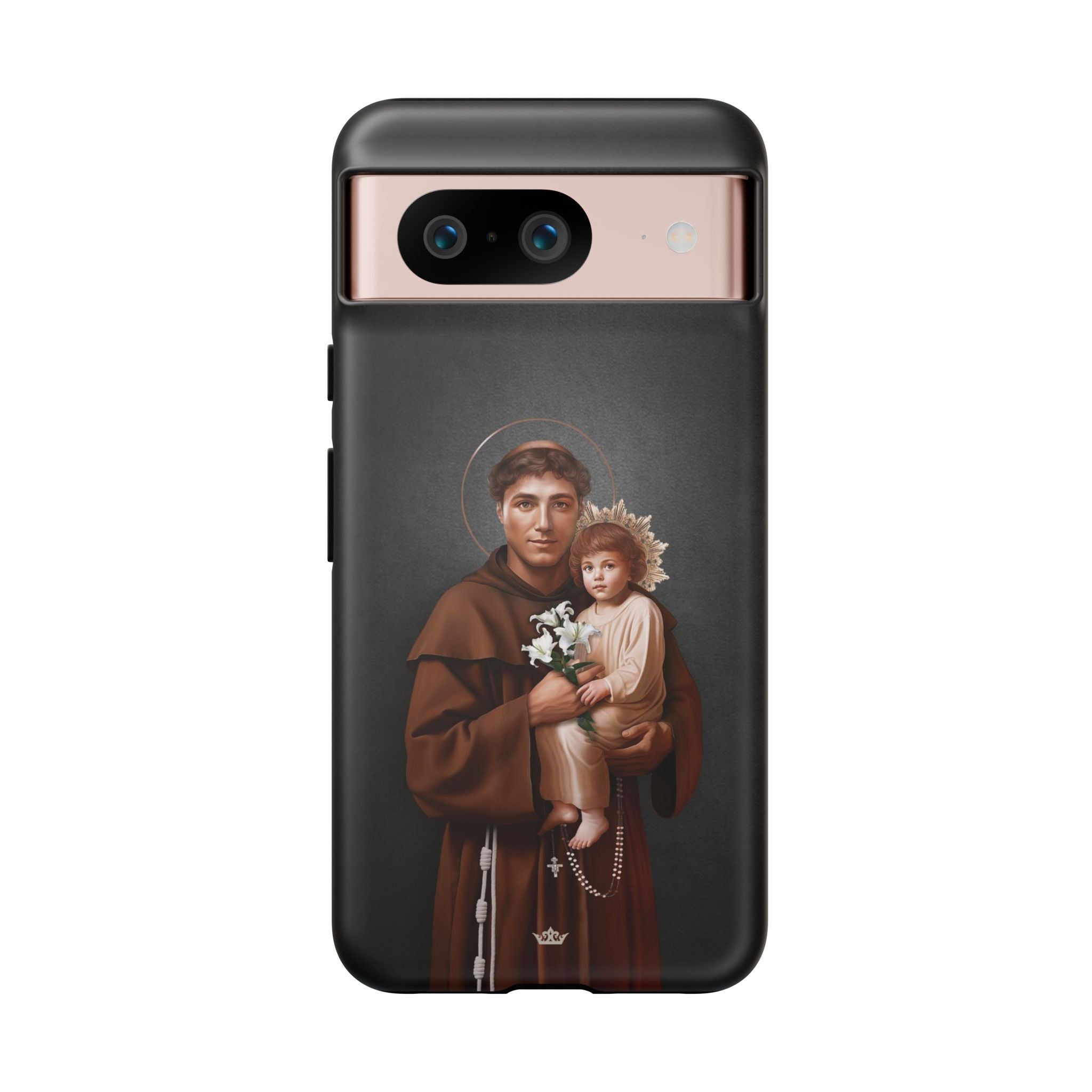 St. Anthony of Padua Hard Phone Case (Dark)