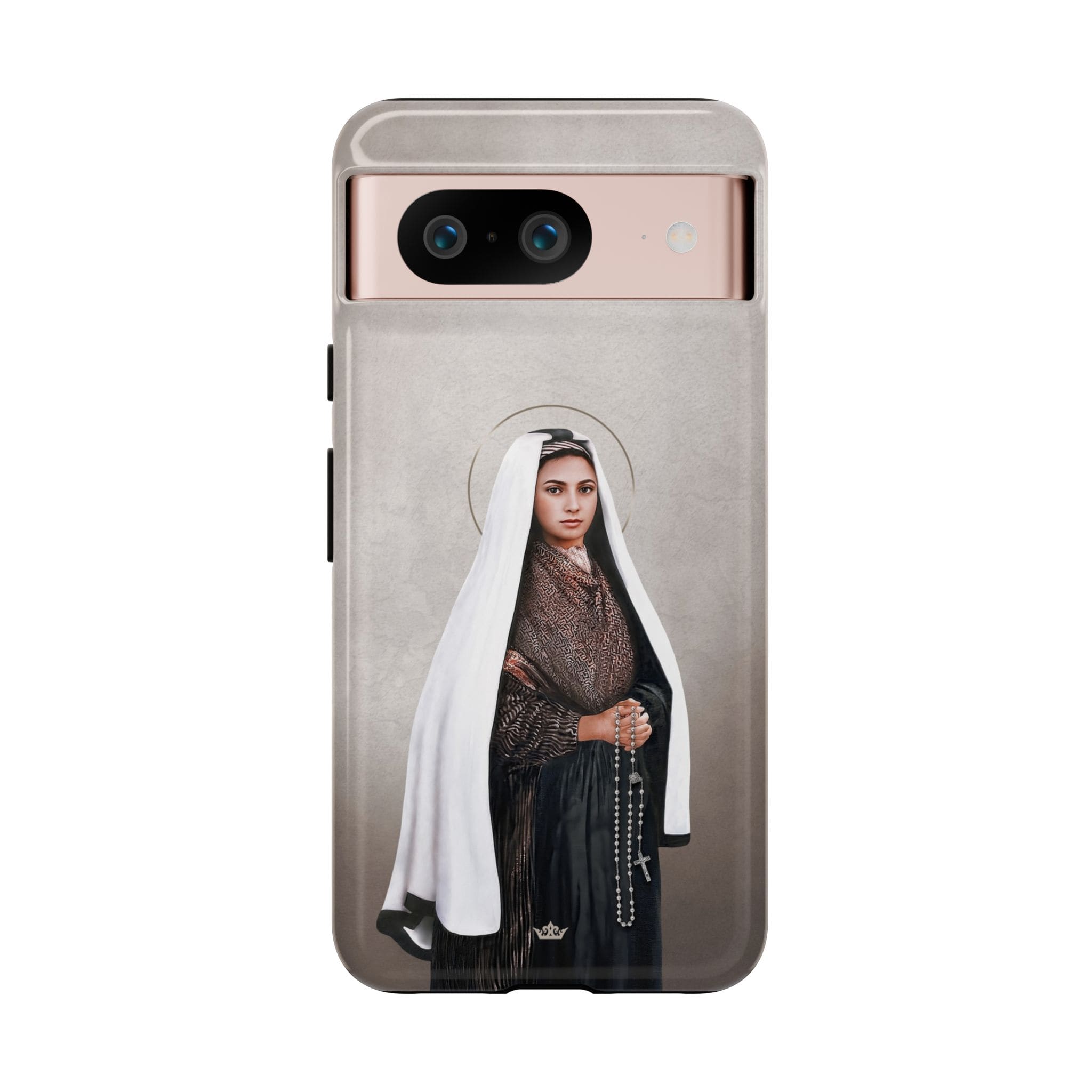 St. Bernadette Hard Phone Case (Light) Copyright VENXARA