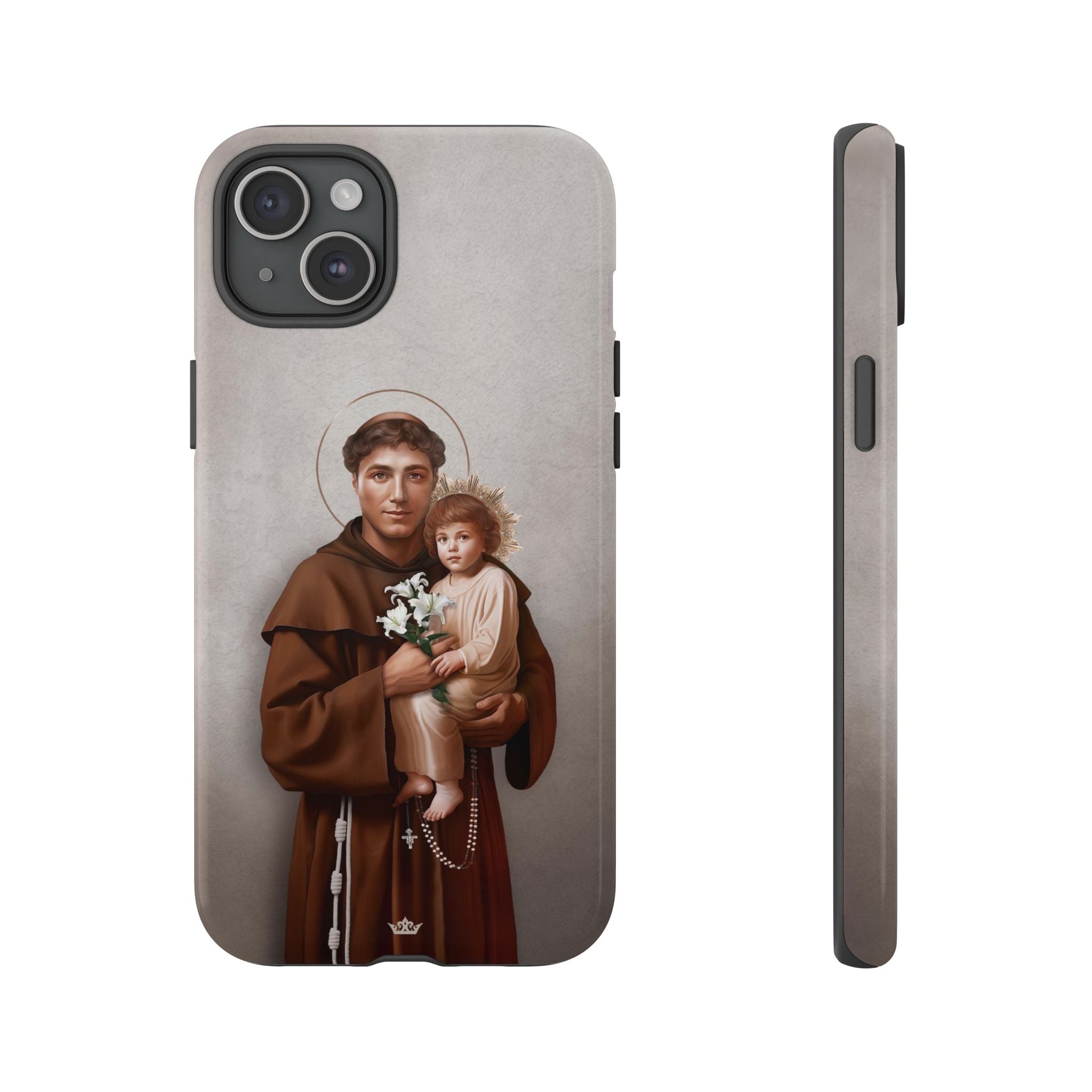 St. Anthony of Padua Hard Phone Case (Light)