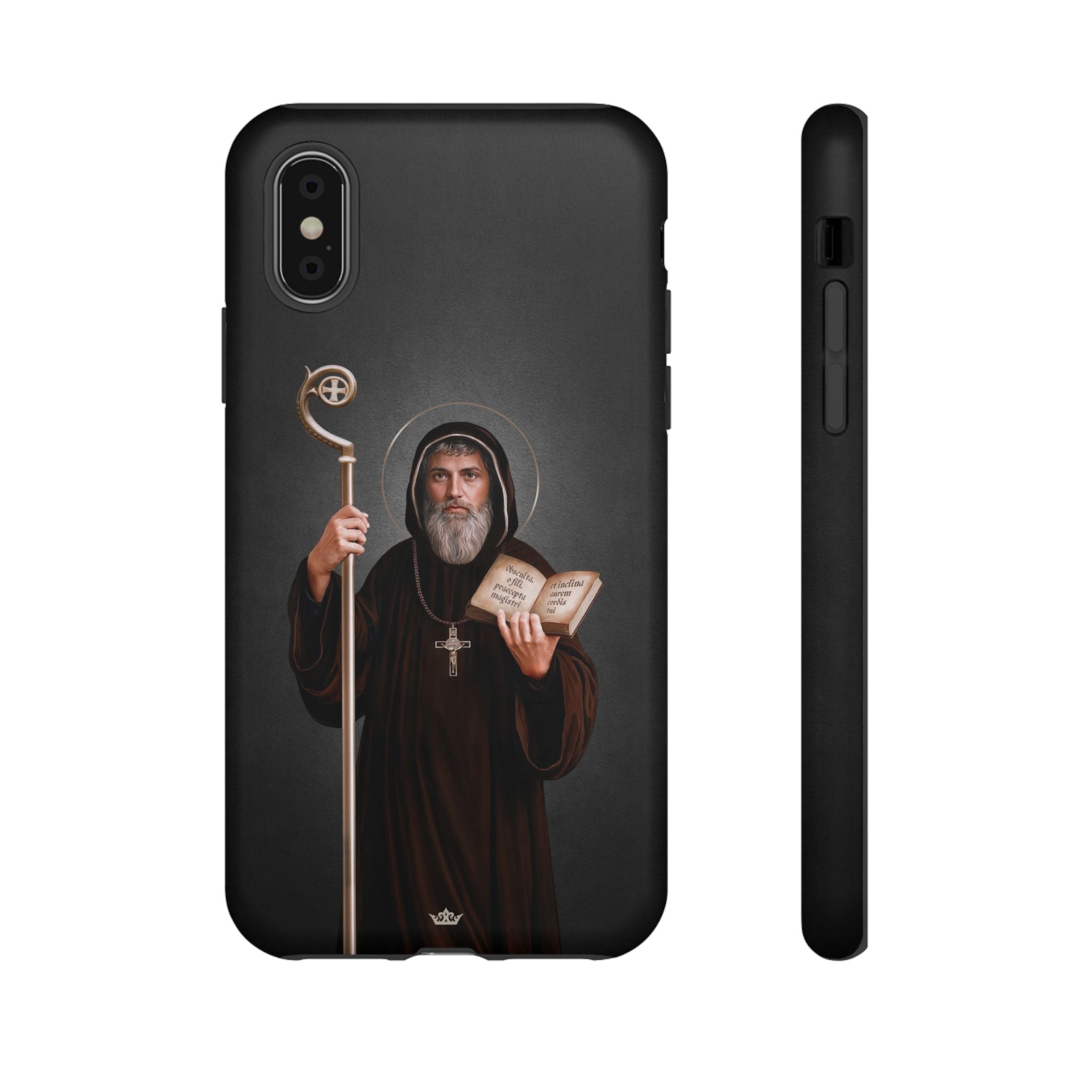 St. Benedict Hard Phone Case (Dark)
