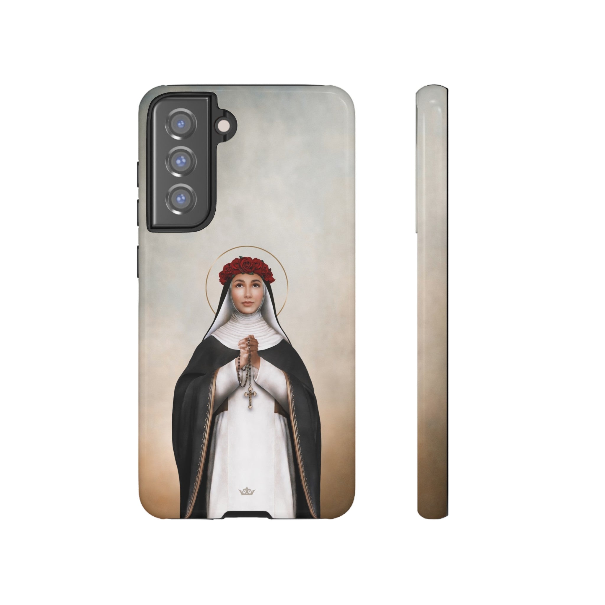 St. Rose of Lima Hard Phone Case (Light)