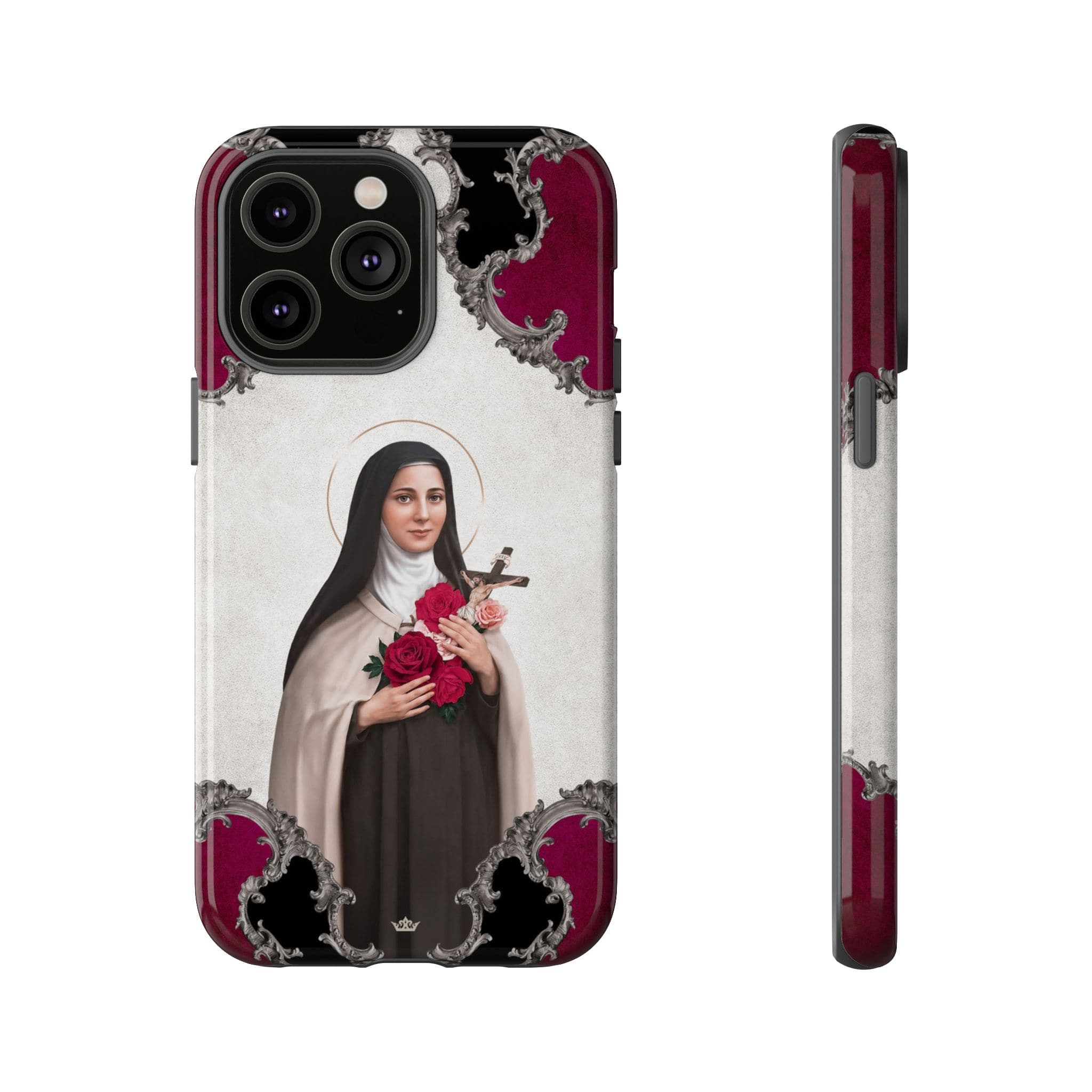 St. Therese of Lisieux Hard Phone Case (Baroque) Copyright VENXARA