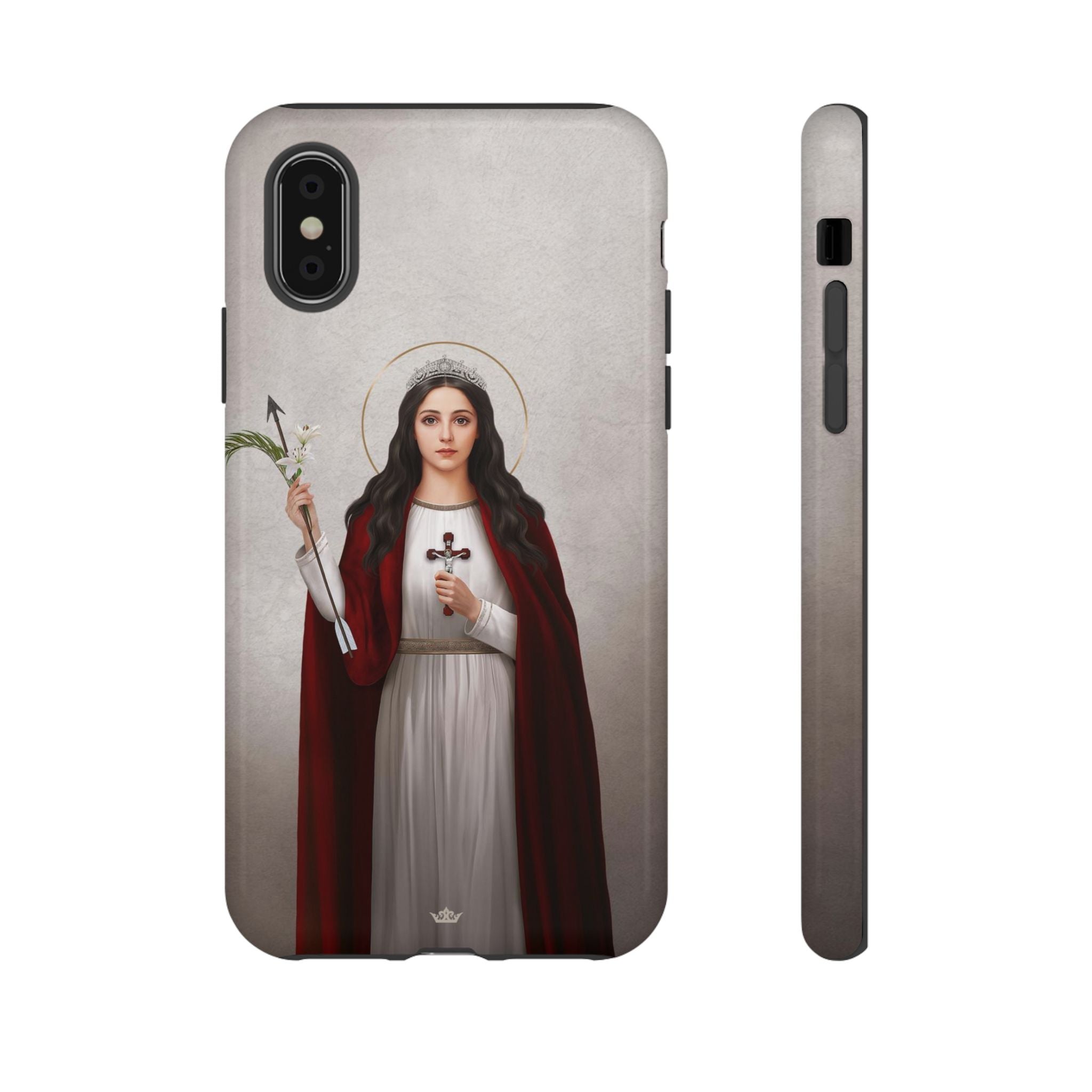 St. Philomena Hard Phone Case (Light)