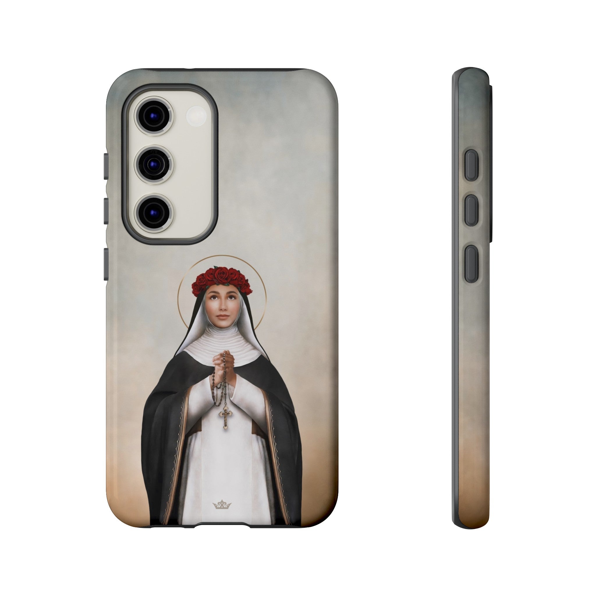 St. Rose of Lima Hard Phone Case (Light)