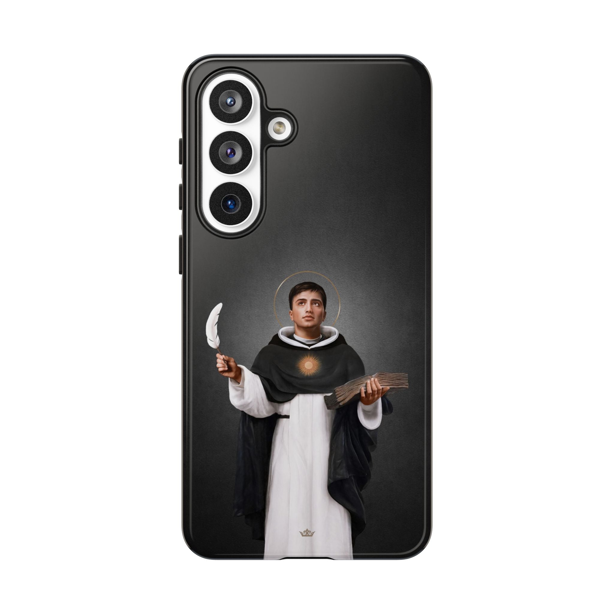 St. Thomas Aquinas Hard Phone Case (Dark)