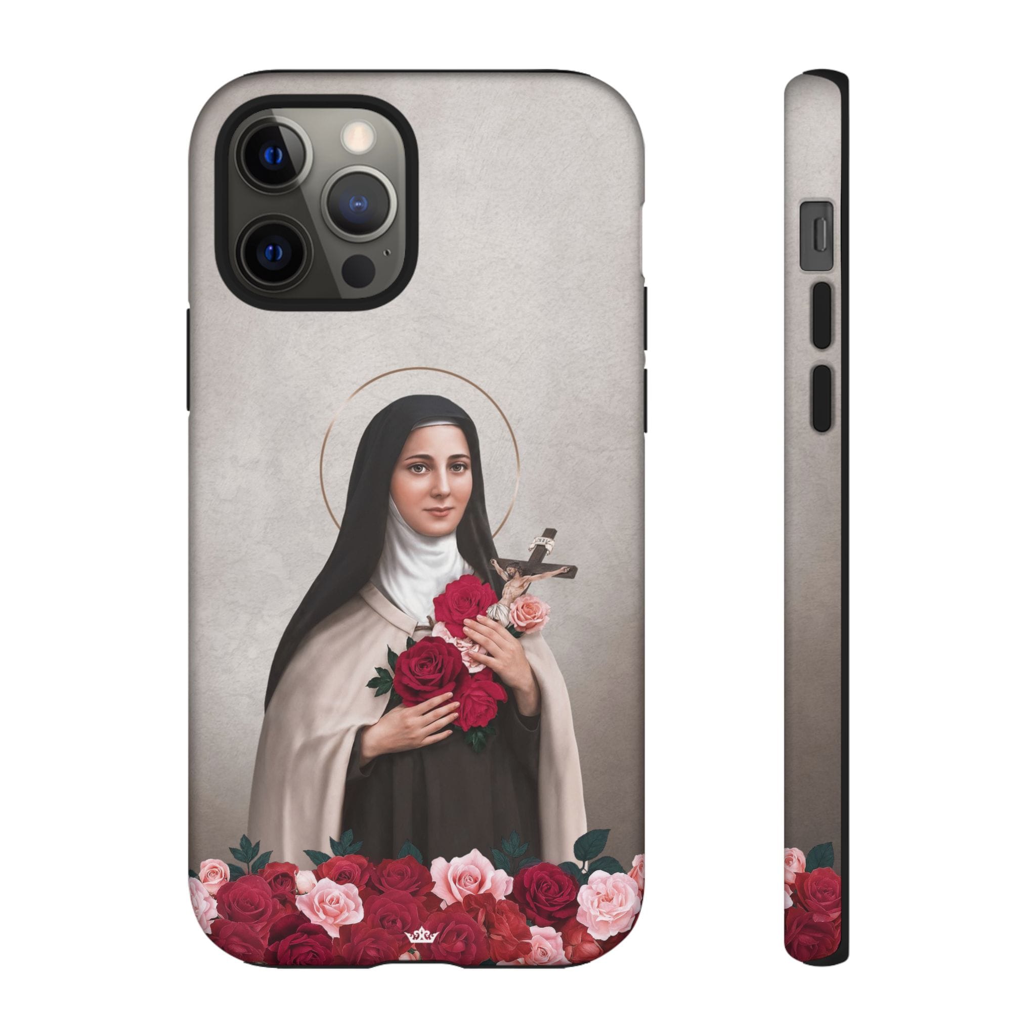 St. Therese of Lisieux Hard Phone Case (Light) Copyright VENXARA