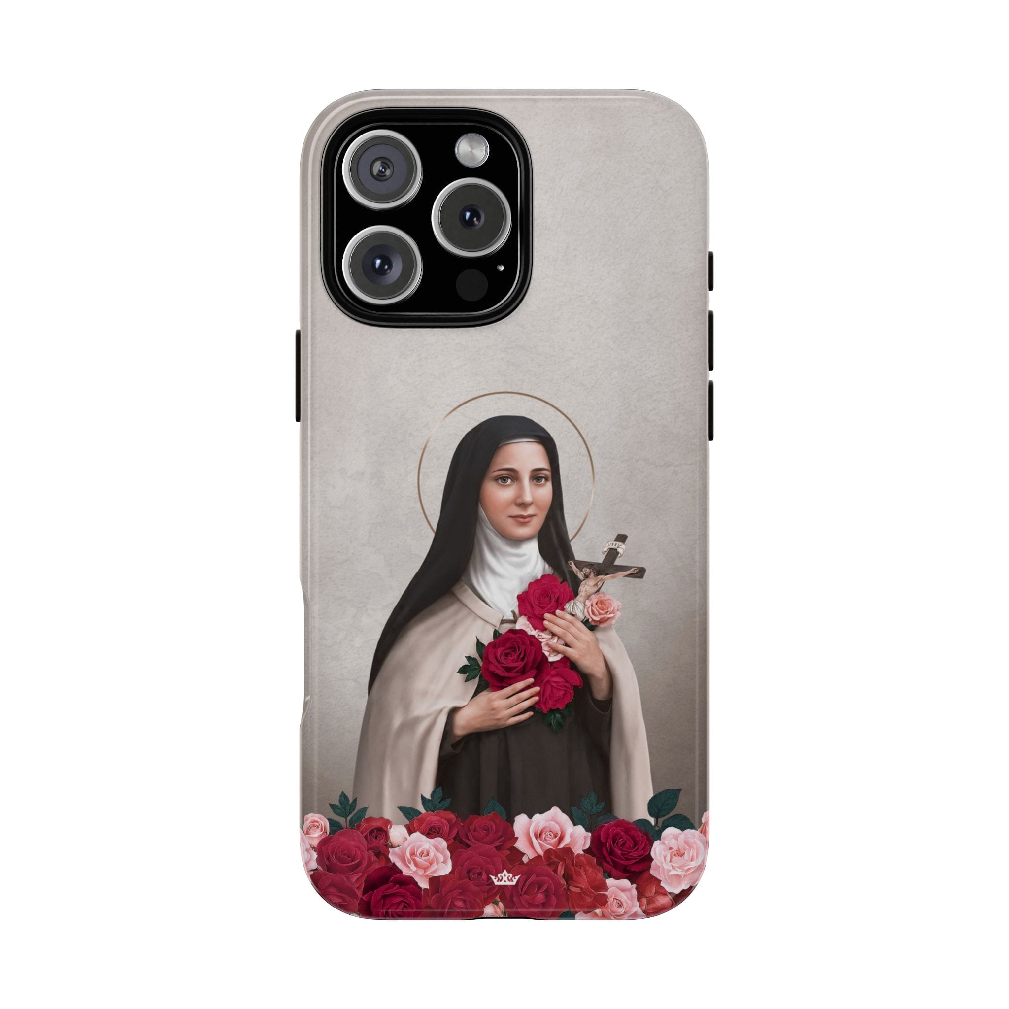 St. Therese of Lisieux Hard Phone Case (Light) Copyright VENXARA