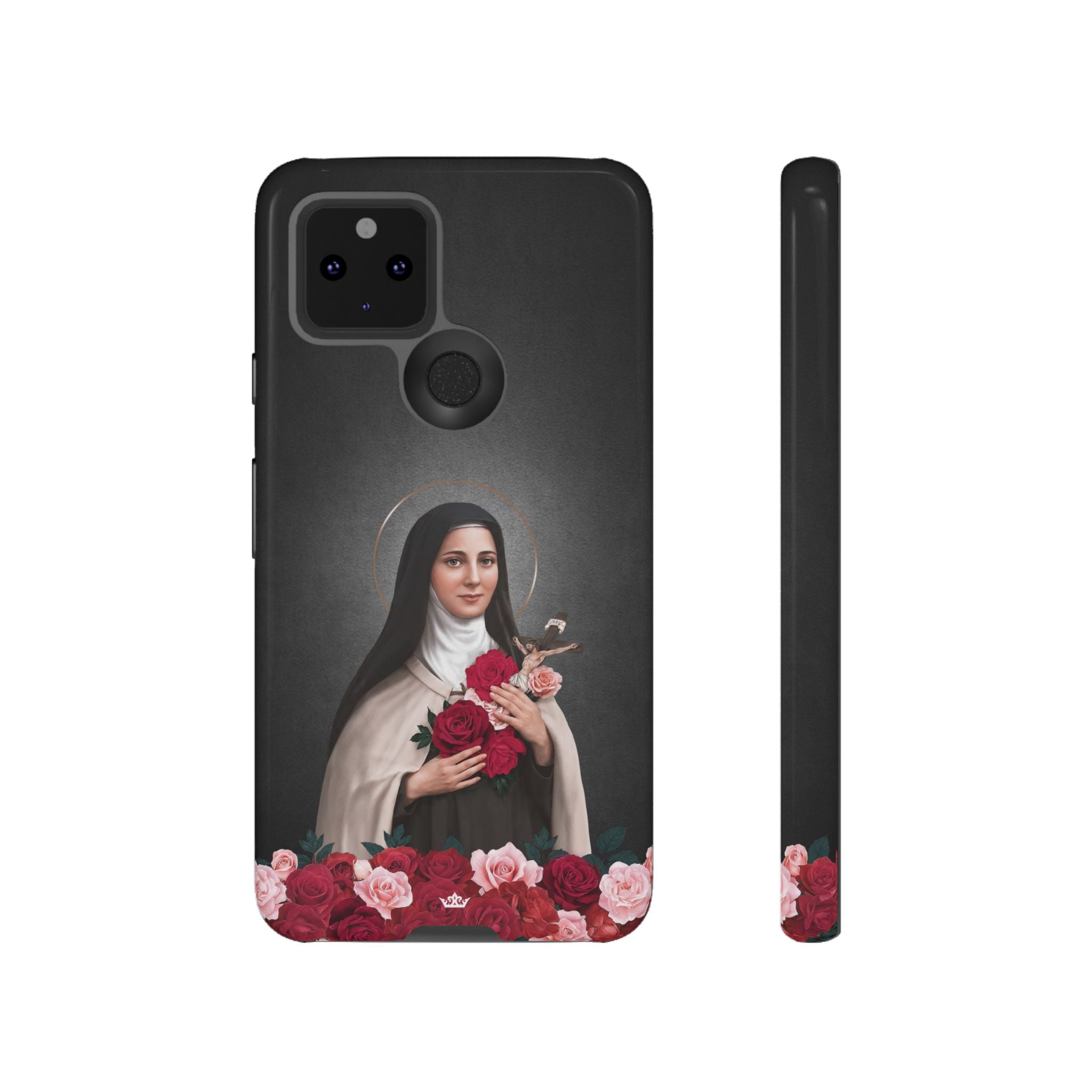 St. Therese of Lisieux Hard Phone Case (Dark)