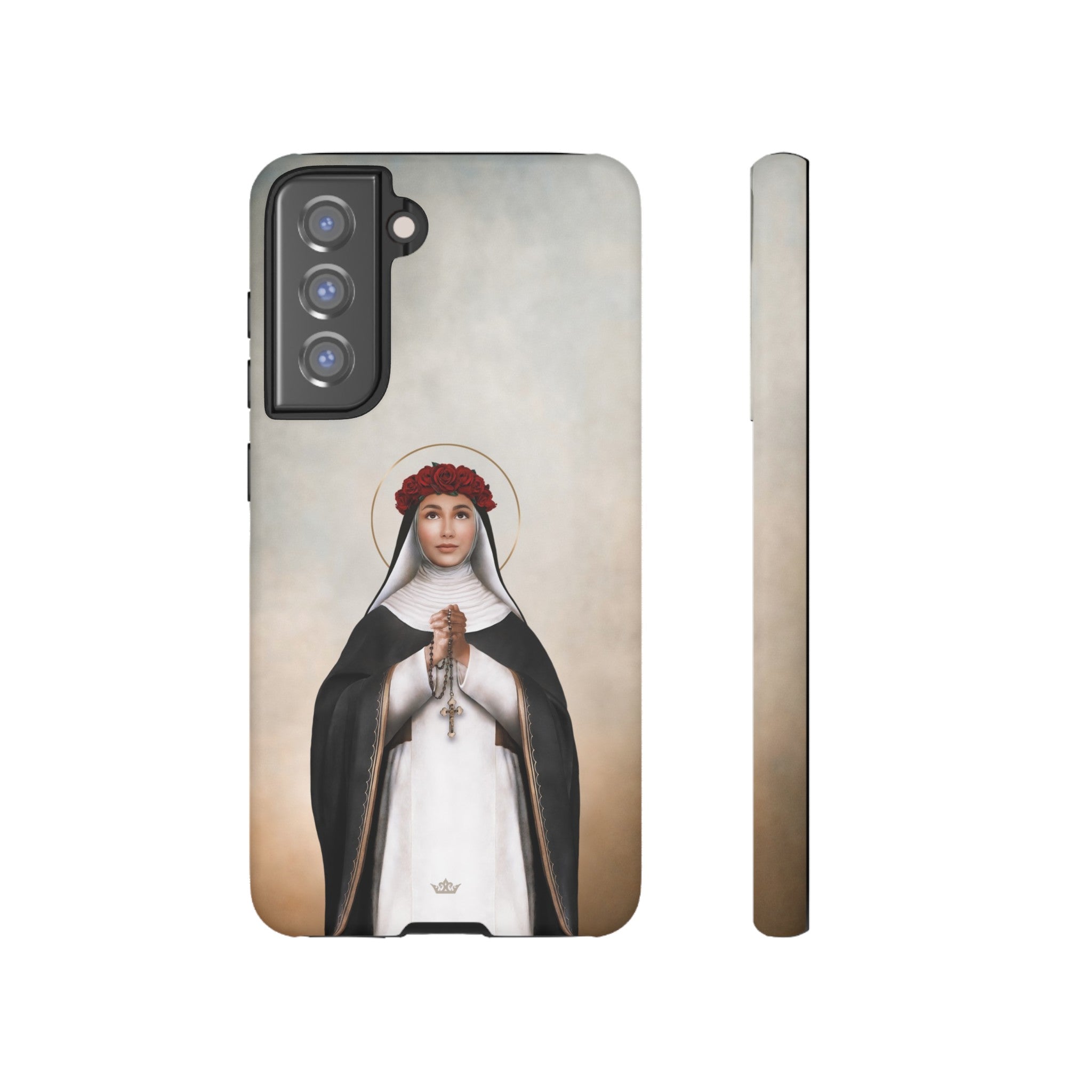 St. Rose of Lima Hard Phone Case (Light)