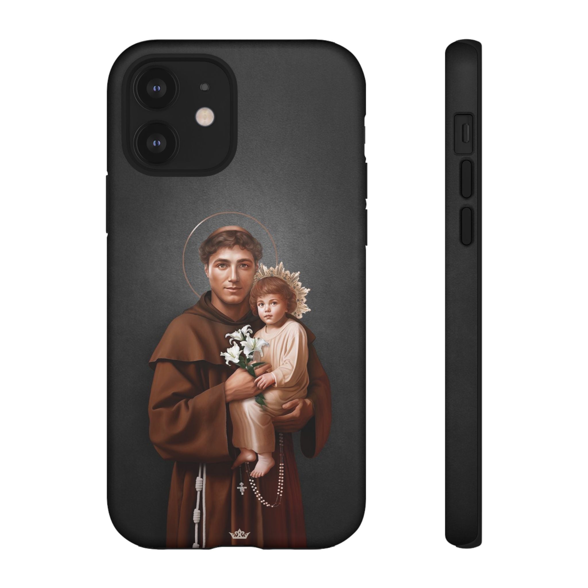 St. Anthony of Padua Hard Phone Case (Dark)