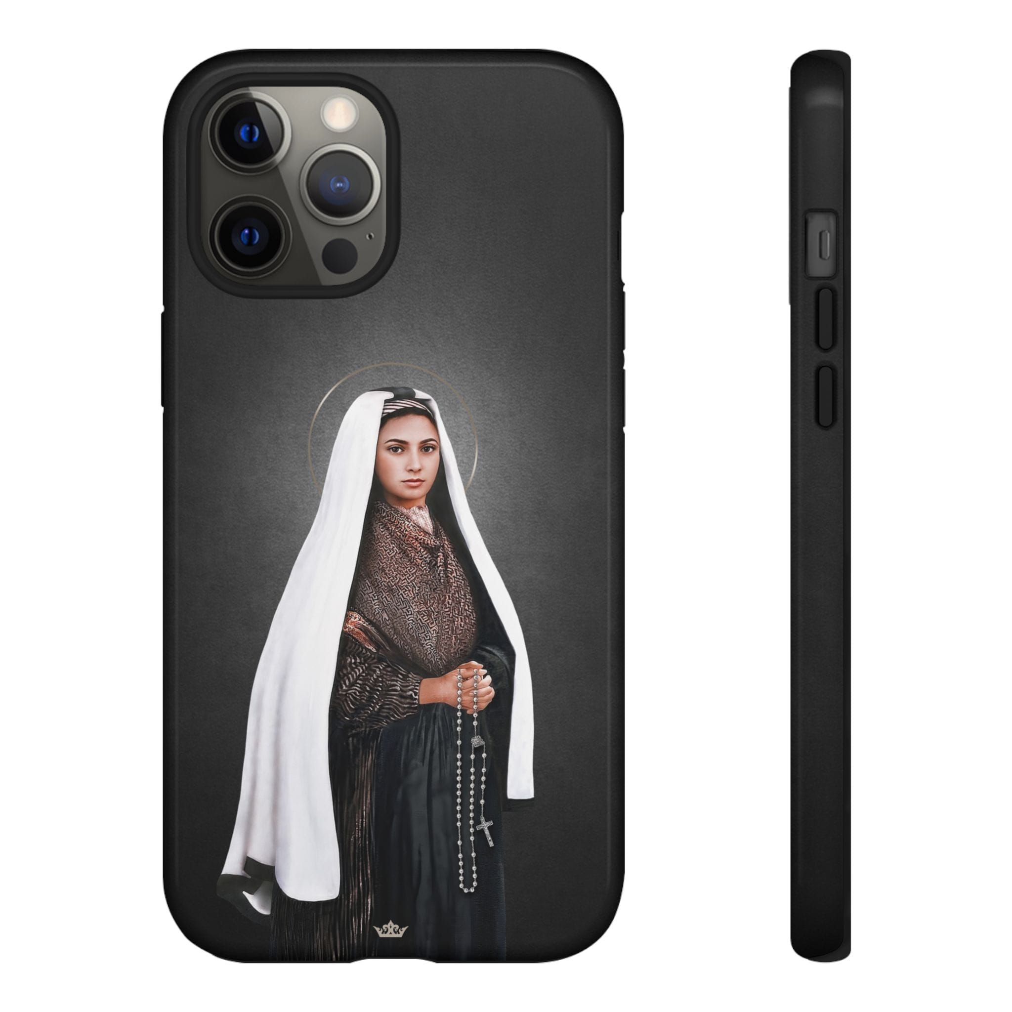 St. Bernadette Hard Phone Case (Dark) Copyright VENXARA
